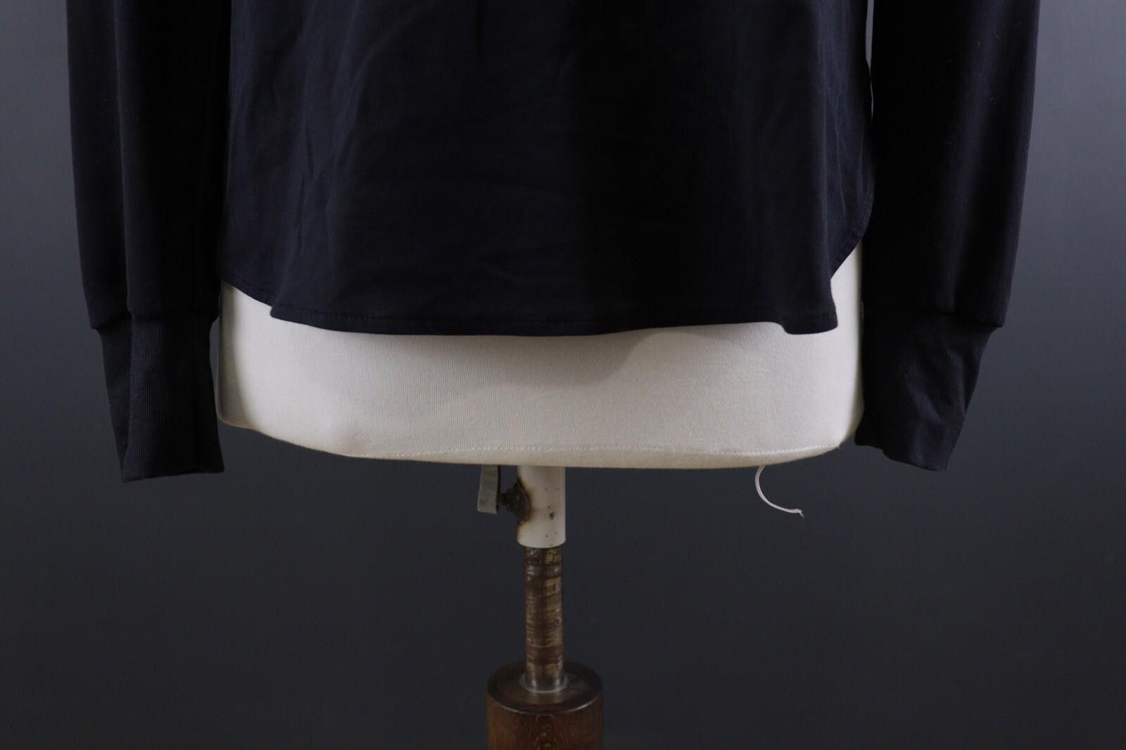 Designer Marc Cain Black Boat Neck Pullover Blouse Size 2 Size XS / US 0-2 / IT 36-38 - 8 Thumbnail