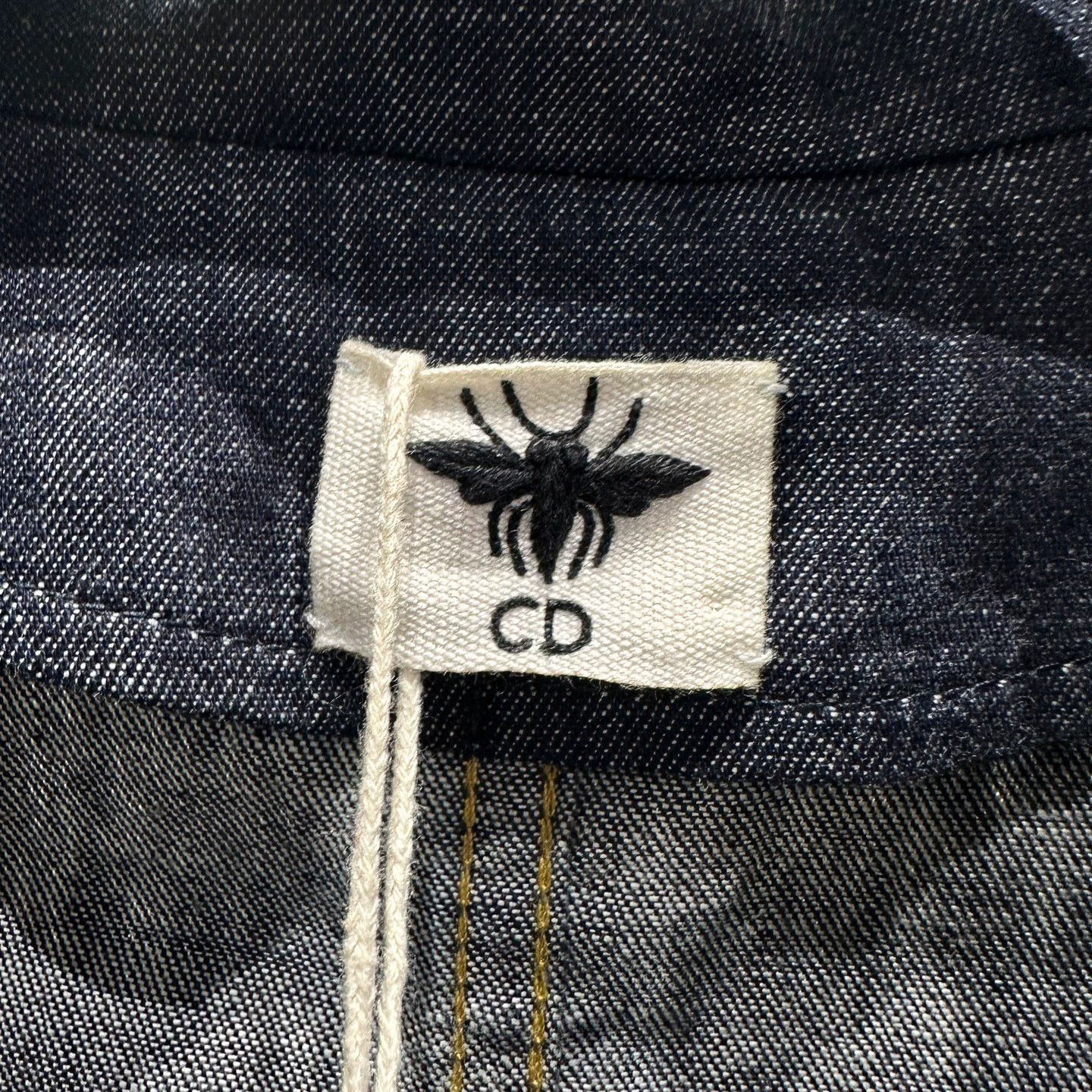 Christian Dior Monsieur Christian Dior feb303 Lapel Tie Denim Jacket 36 Size XS / US 0-2 / IT 36-38 - 3 Thumbnail