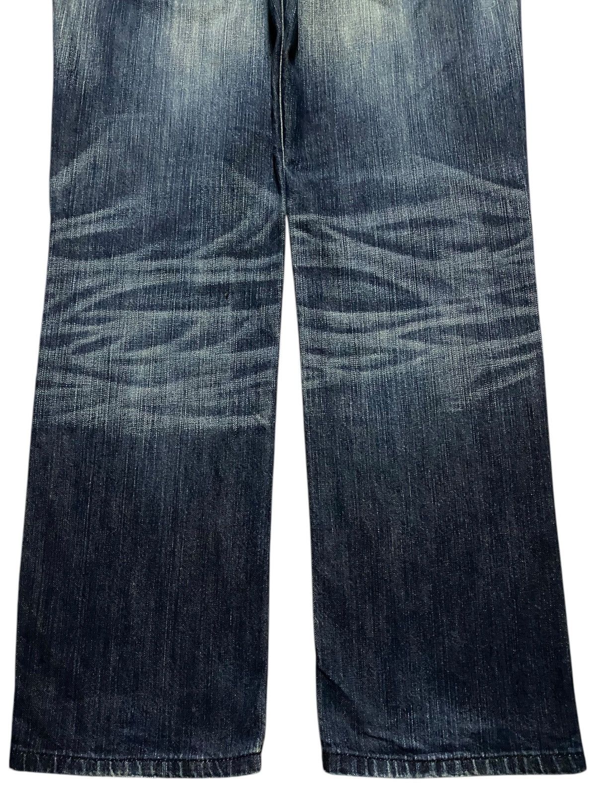 Edwin Vintage Japanese Brand Edwin 422XVS Cross Button Loose Jeans Size US 34 / EU 50 - 6 Thumbnail