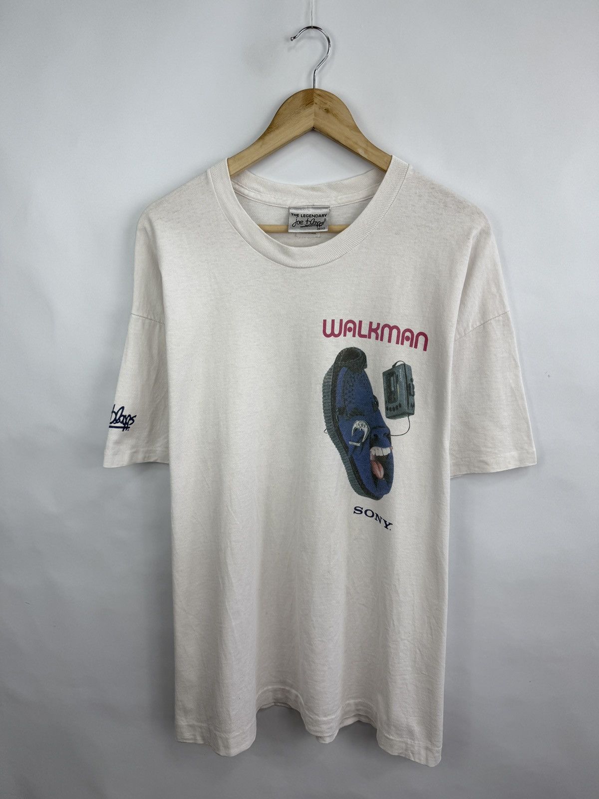 Microsoft × Sony 🇯🇵 Vintage 90s Sony Walkman Joe Bloggs The Legendary Shirt Size US XL / EU 56 / 4 - 3 Thumbnail