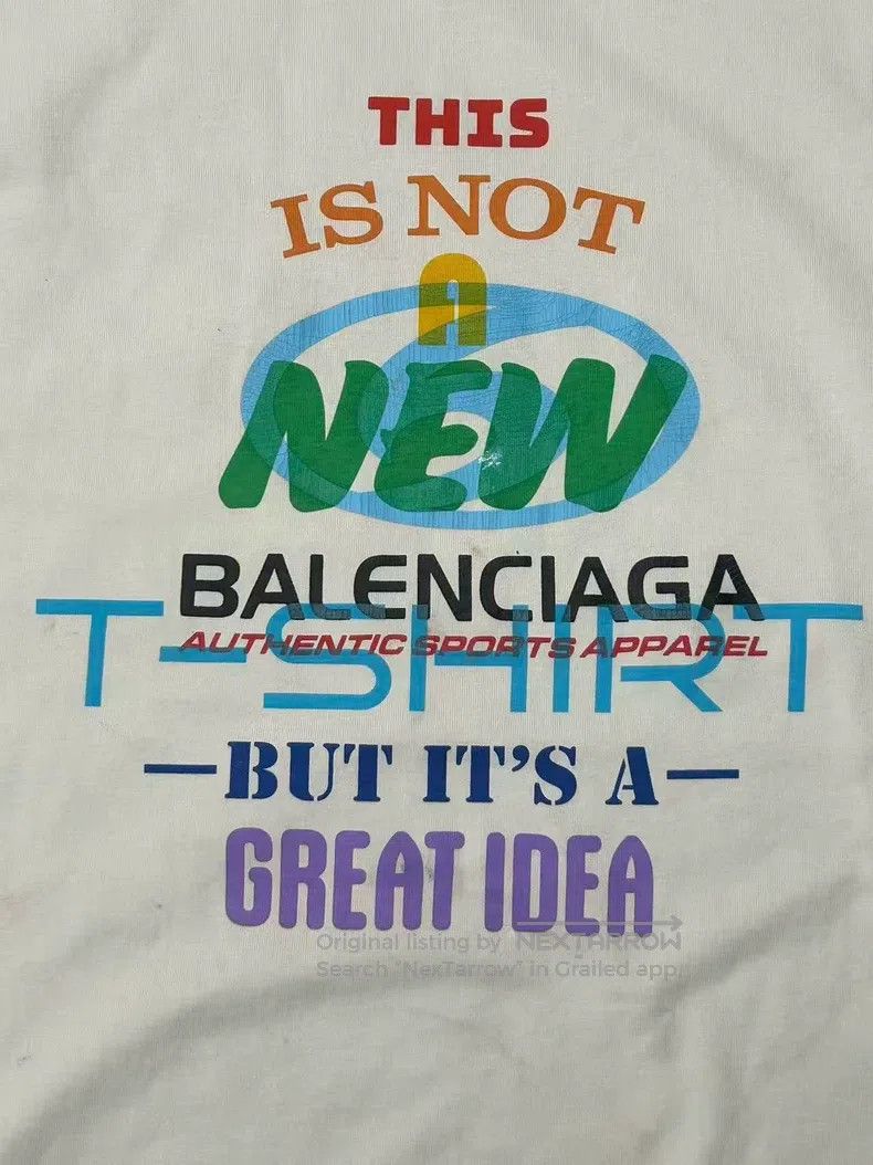 Balenciaga Balenciaga Multi-Element Logo Short Sleeve, White Size US L / EU 52-54 / 3 - 3 Thumbnail