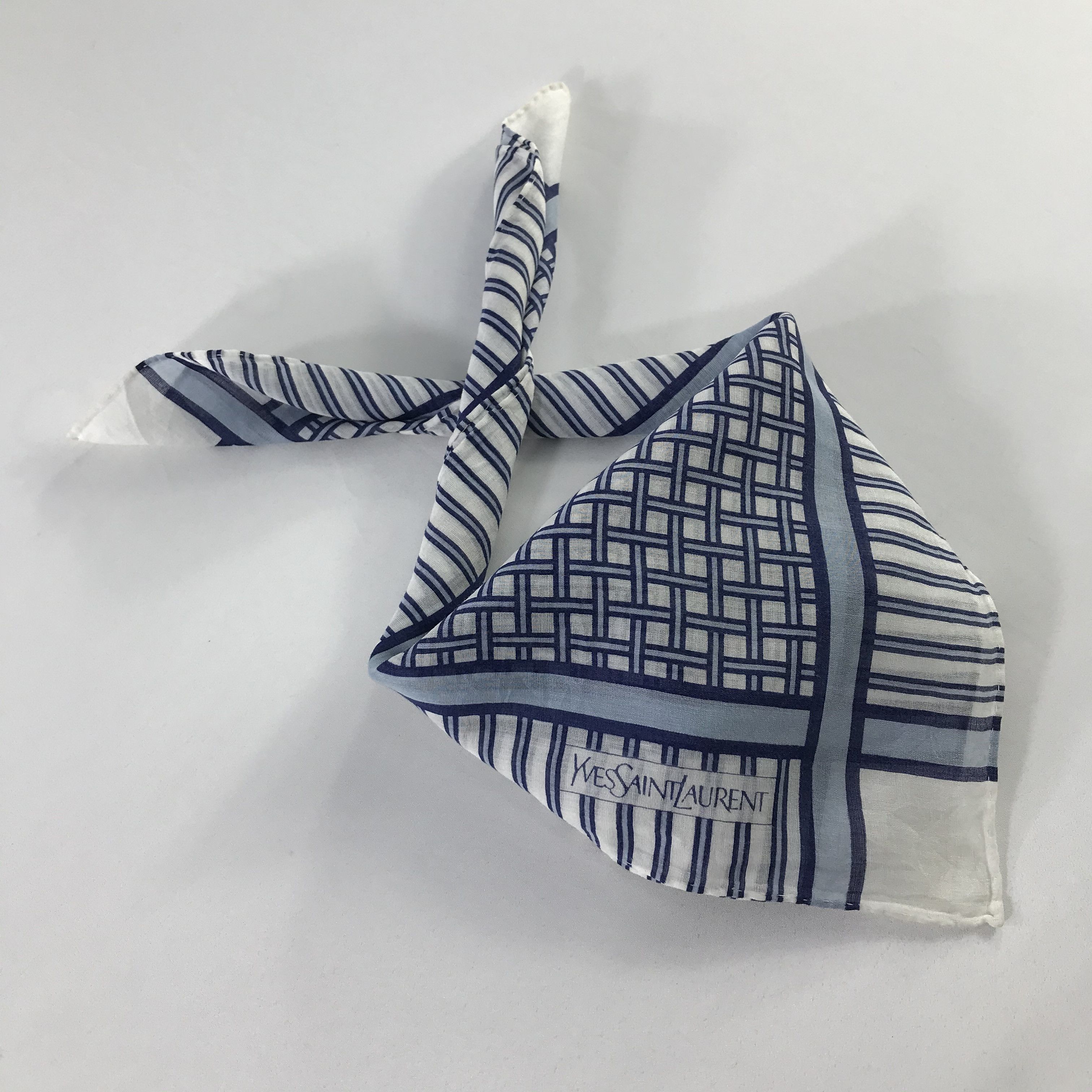 Vintage × Yves Saint Laurent Yves Saint Laurent Bandana / Handkerchief /Neckerchief -S941 Size ONE SIZE - 6 Thumbnail