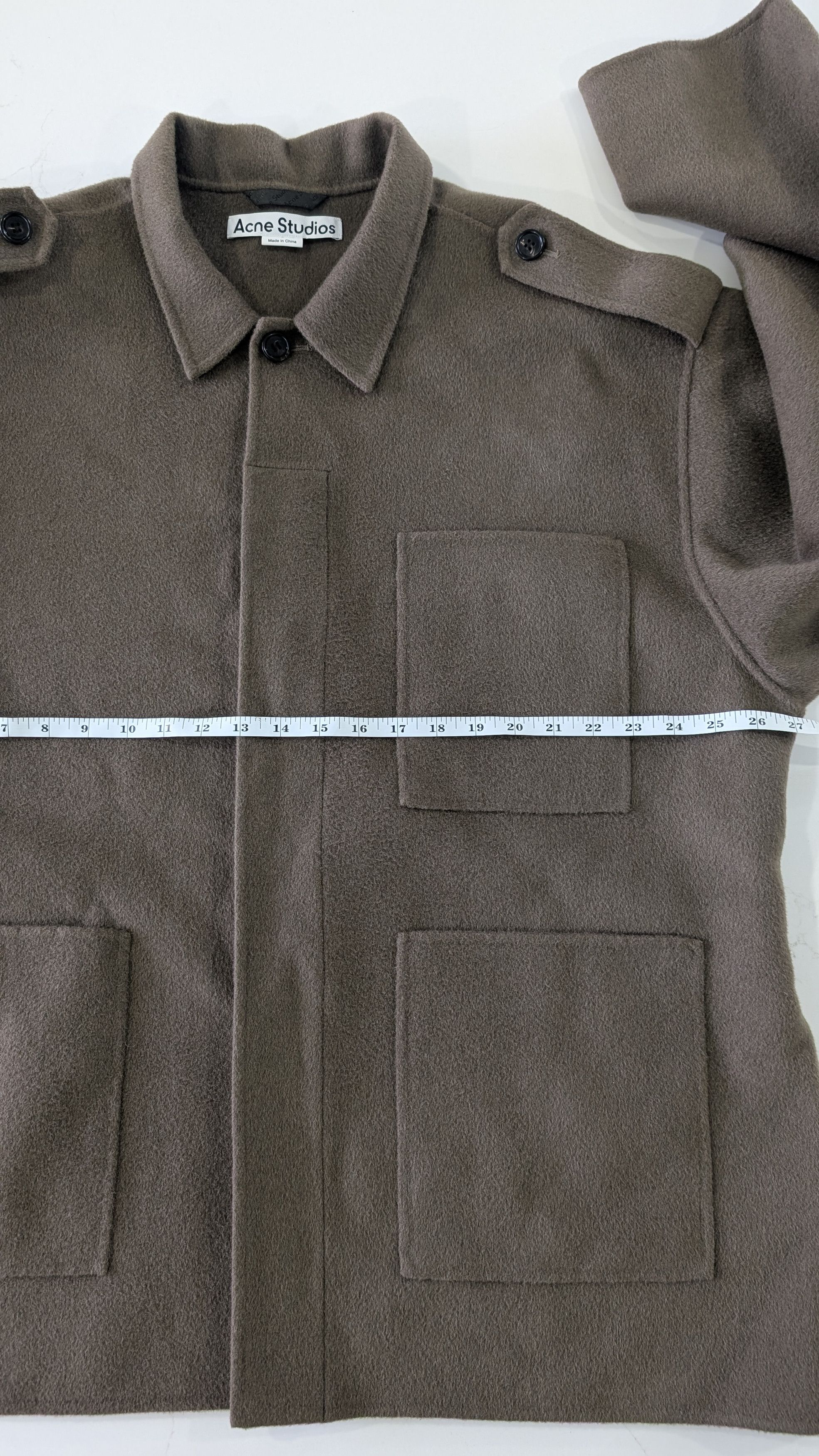 Acne Studios Acne Studios Darko Double-Faced Wool Flannel Jacket 50 L Size US L / EU 52-54 / 3 - 15 Thumbnail