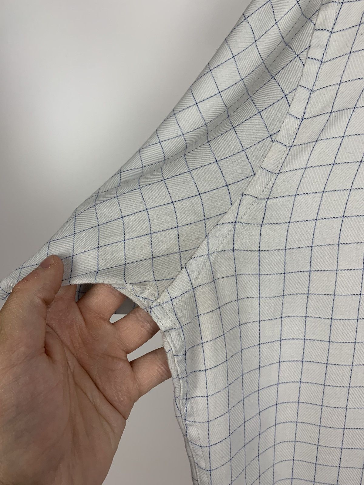 Yves Saint Laurent Vintage Yves Saint Laurent Plaid Shirt Short Sleeve 90’s Size US M / EU 48-50 / 2 - 7 Thumbnail