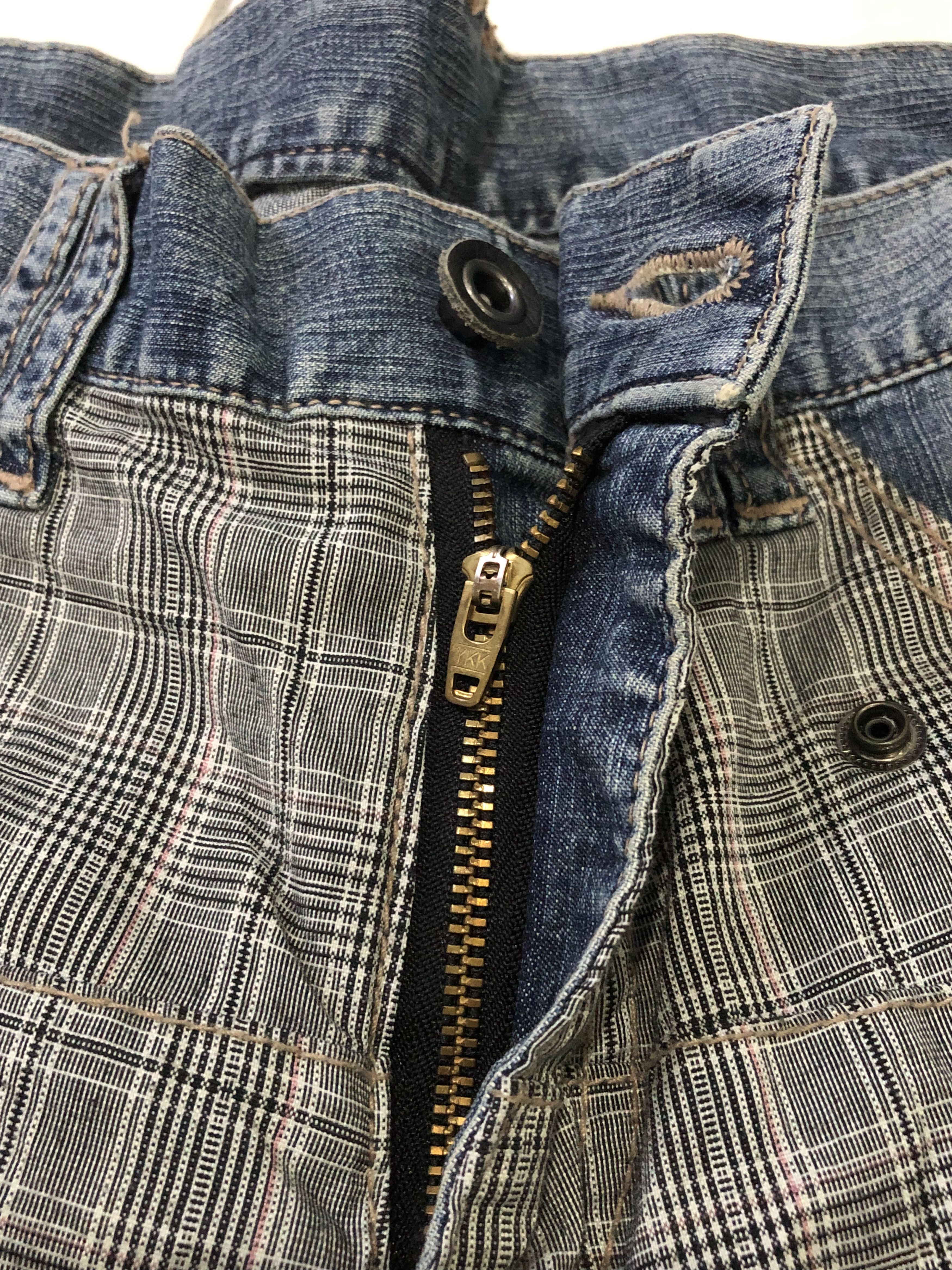 PPFM Very Rare PPFM Anarchy Denim Eastern Rock Design 2 in 1 Size US 33 - 12 Thumbnail