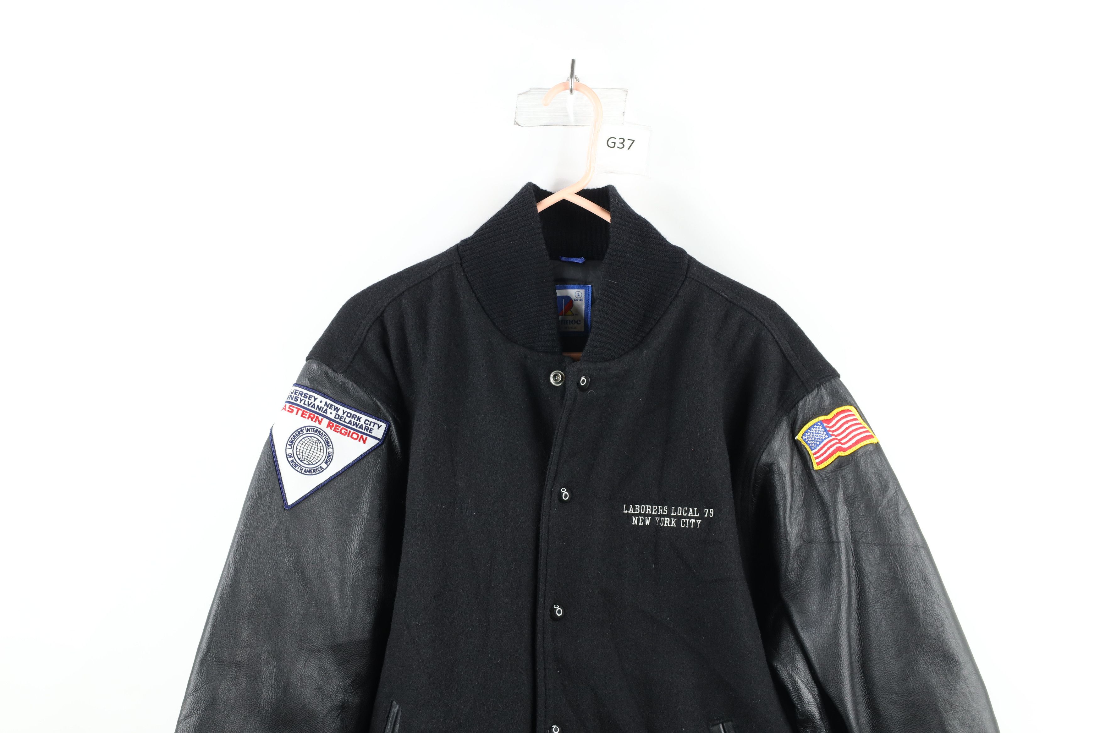 Vintage 90s Local 79 New York City Wool Varsity Jacket USA