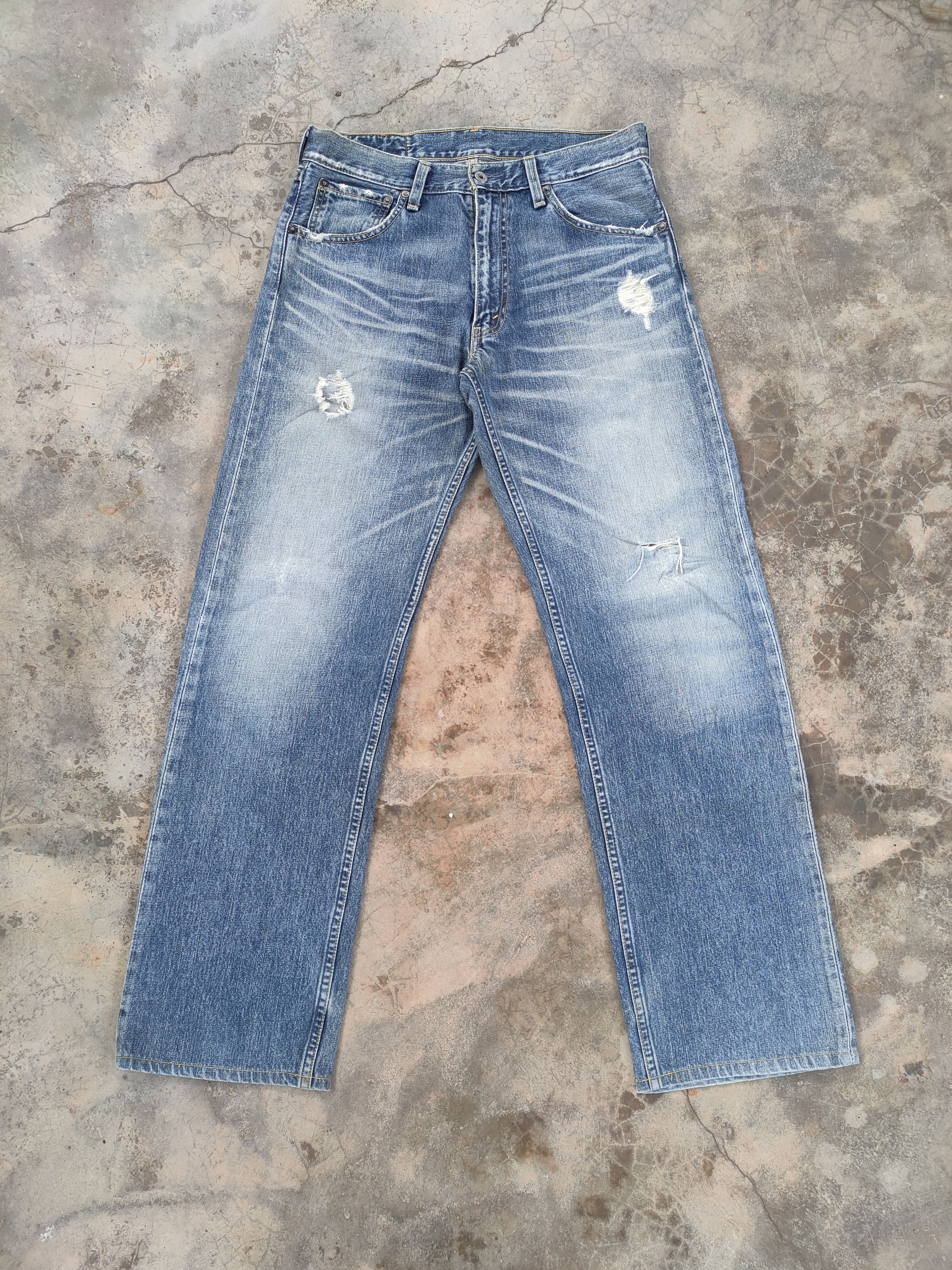 Levi's Vintage Clothing W32 VINTAGE LEVI'S 503 FADED DISTRESSED JEAN DENIM PANTS Size US 32 / EU 48 - 1 Thumbnail