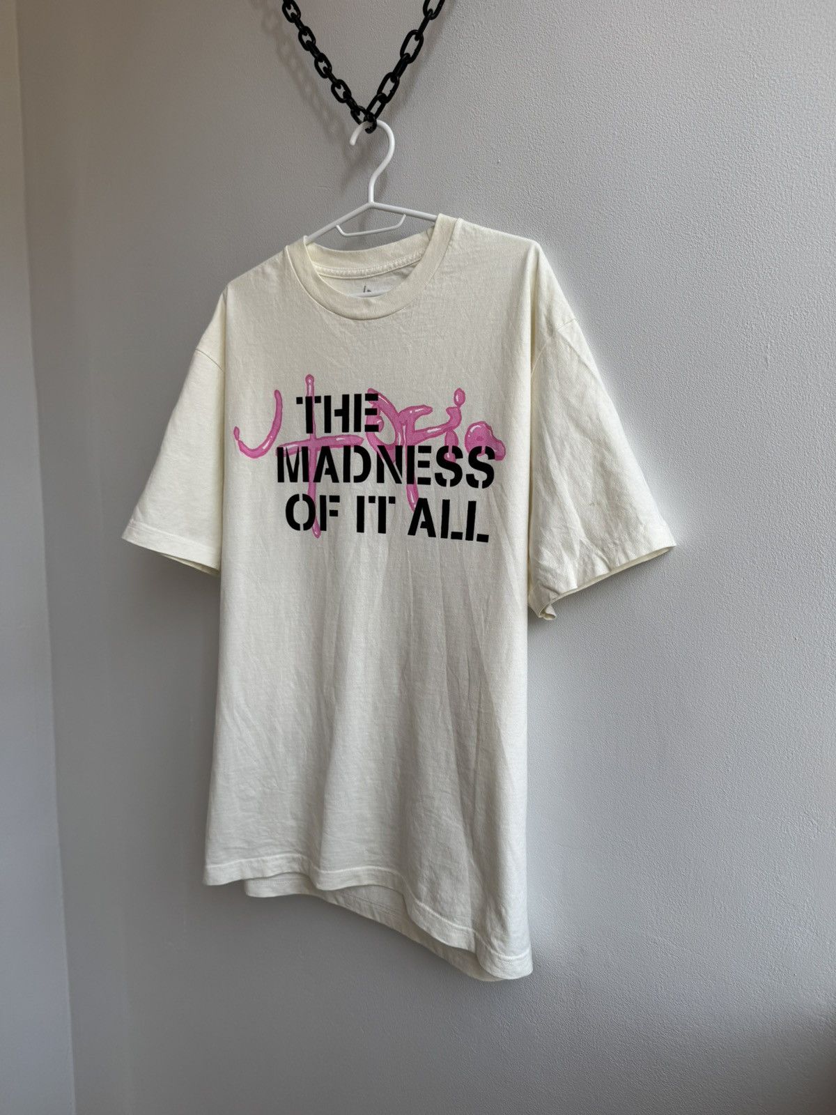 Travis Scott RARE Travis Scott Utopia St Michael Tee 1A White Cactus Jack Size US L / EU 52-54 / 3 - 3 Thumbnail