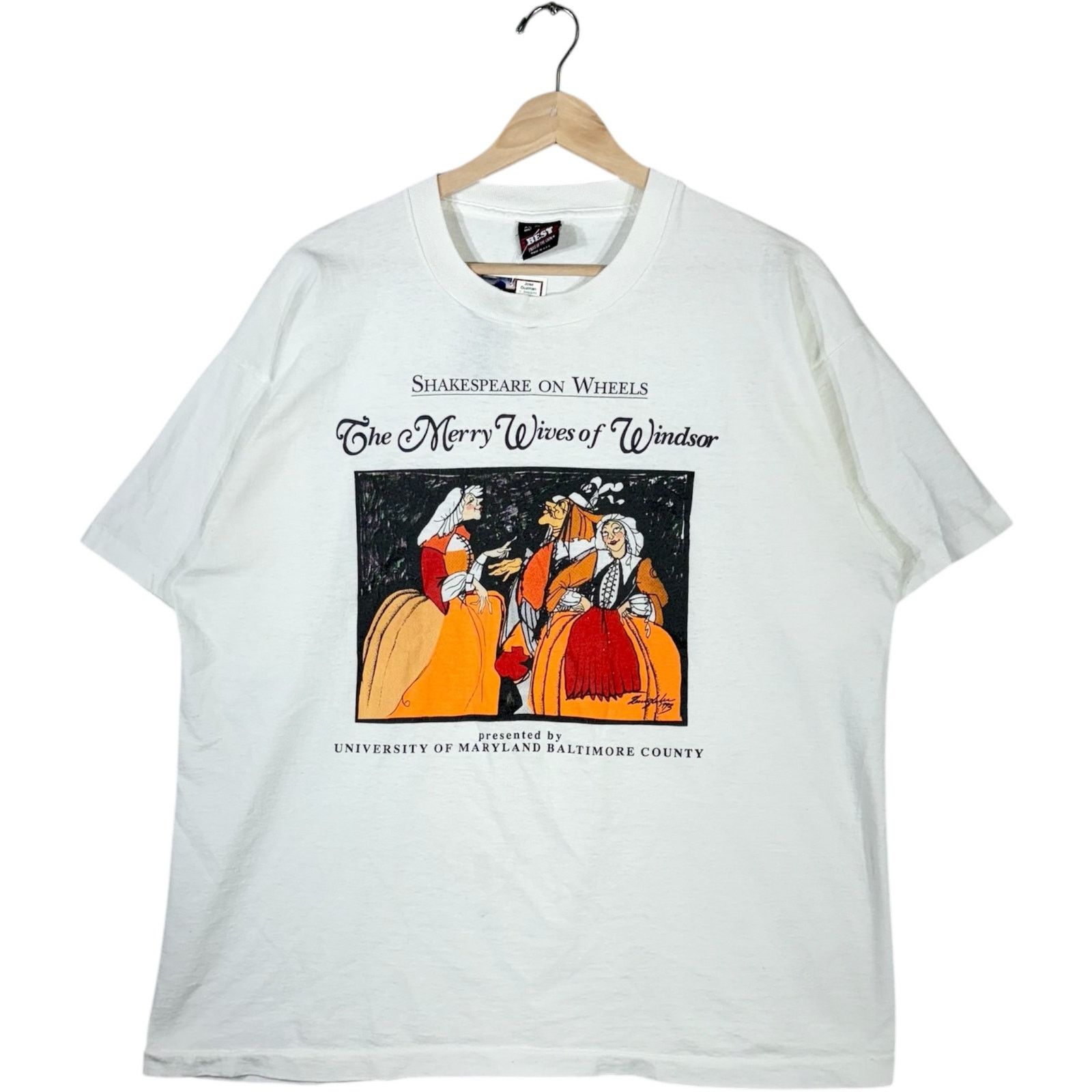 Fruit Of The Loom Vintage Shakespeare on Wheels Maryland Tee XL Size US XL / EU 56 / 4 - 1 Thumbnail