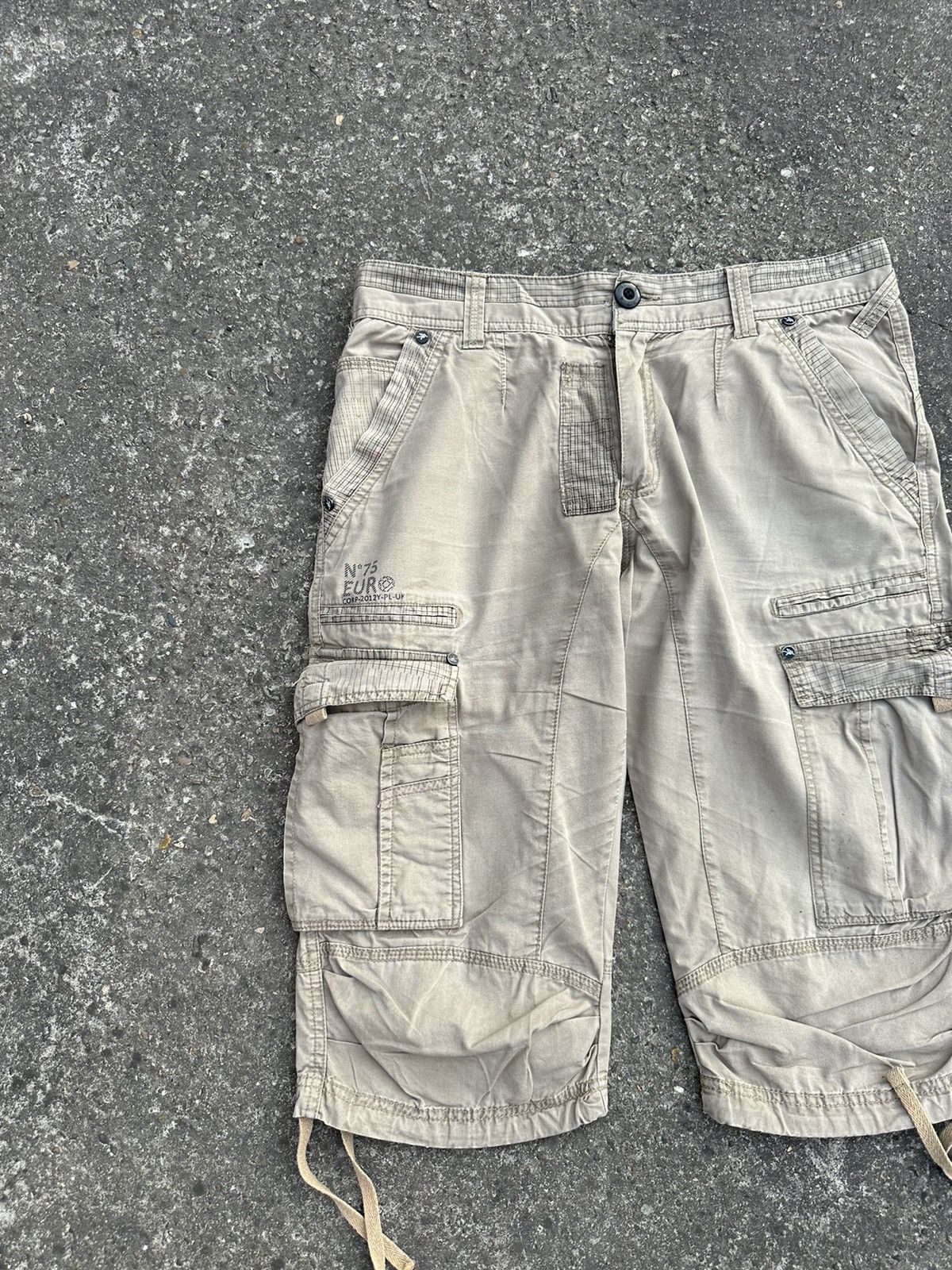 Vintage Vintage Military Сargo Shorts Size US 34 / EU 50 - 2 Thumbnail