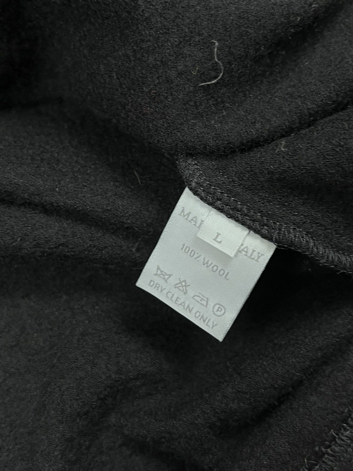Japanese Brand Dusan Black Wool Oversized Tunic Top / Mini Dress Size L / US 10 / IT 46 - 9 Thumbnail