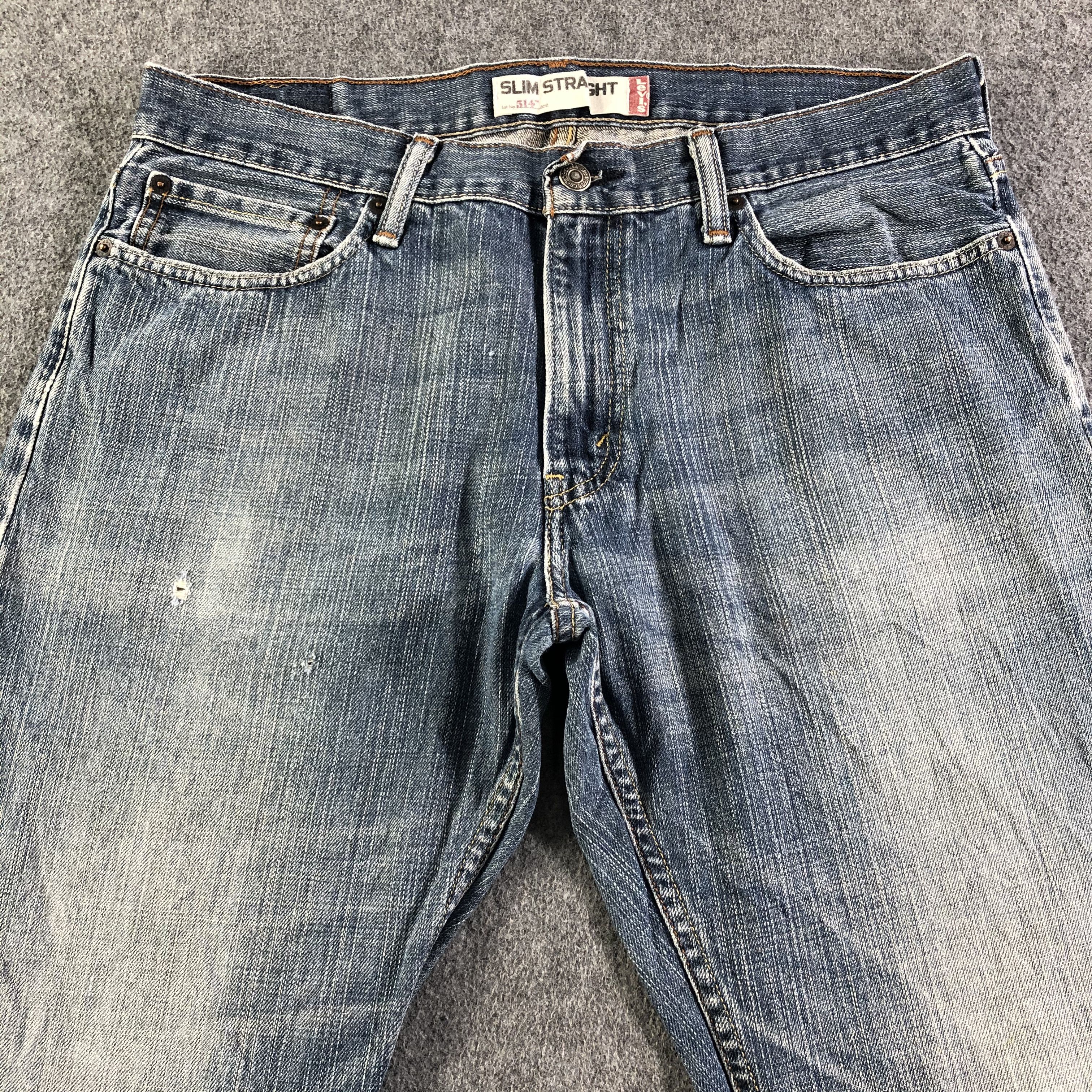 Levi's Vintage Blue Wash Levis 514 Jeans-J3151 Size US 35 - 3 Thumbnail