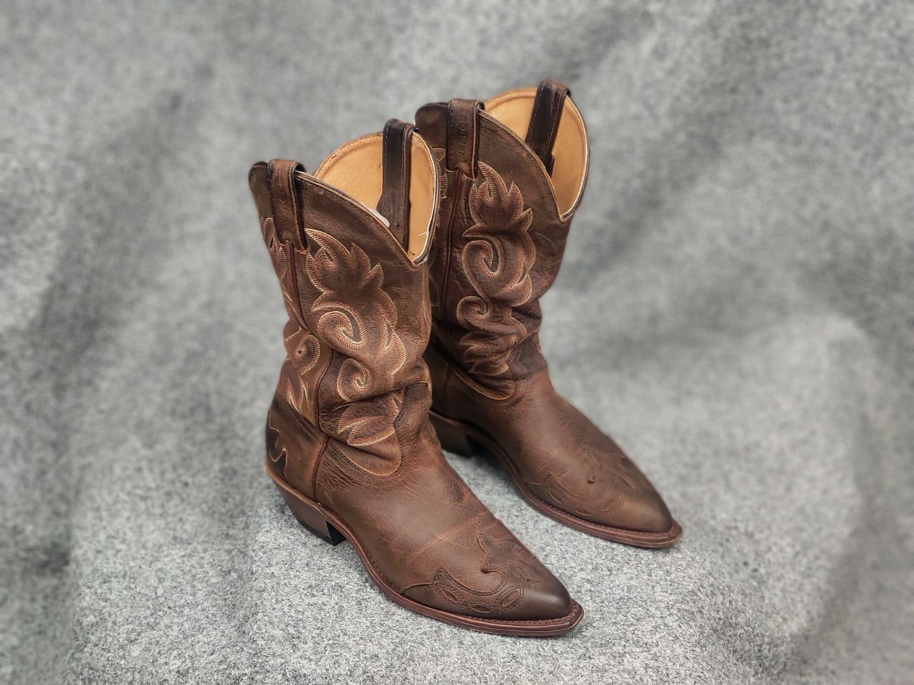 Boulet Vintage Boulet Canada Made Brown Western Cowboy W Boots Size US 7.5 / IT 37.5 - 4 Thumbnail