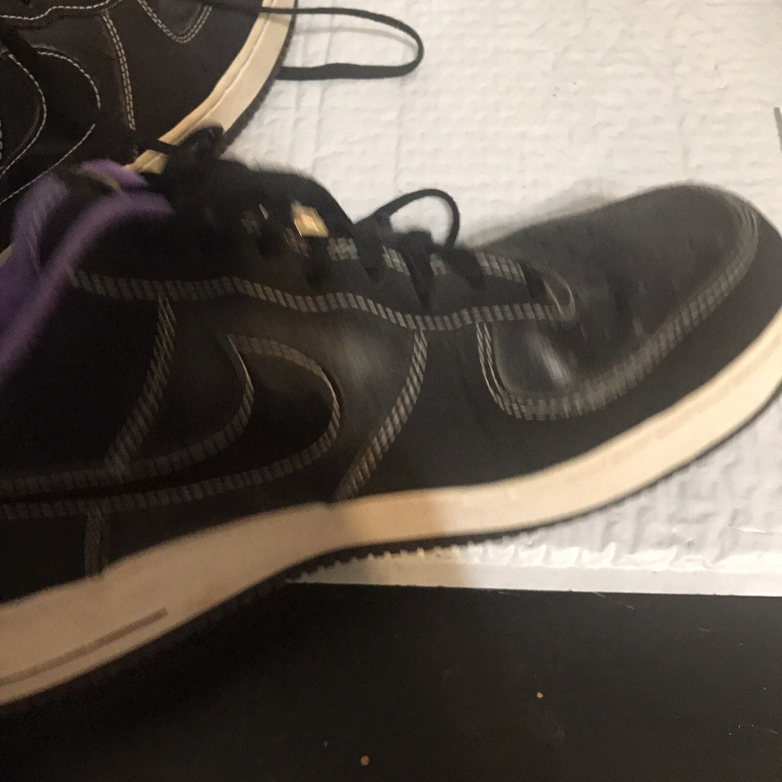 Nike Size 12 - Nike Air Force 1 '07 LV8 EMB Low Champ - Lakers Size US 12 / EU 45 - 9 Thumbnail