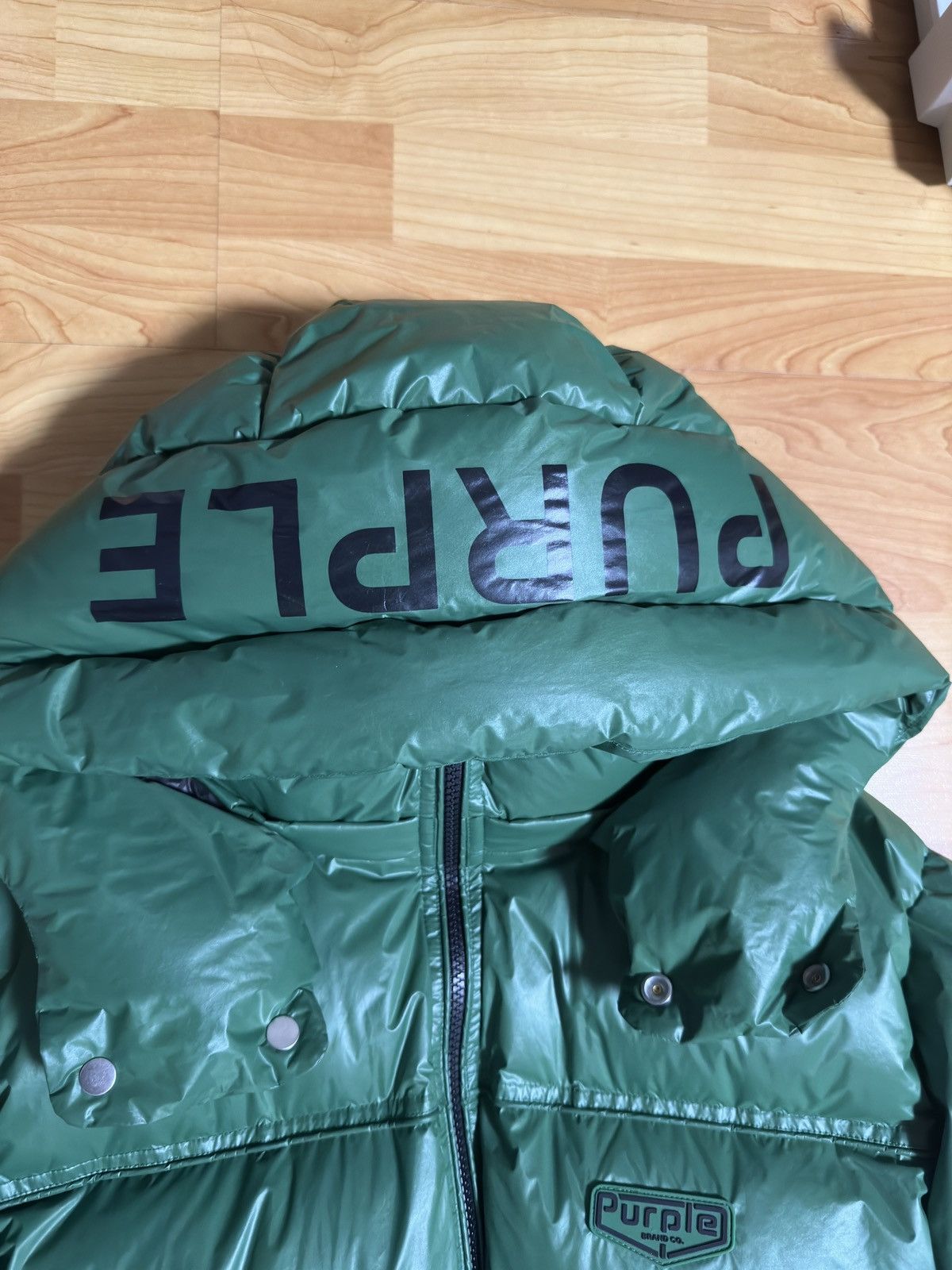 Purple Brand PURPLE BRAND GREEN NYLON PUFFER JACKET Size US M / EU 48-50 / 2 - 6 Thumbnail
