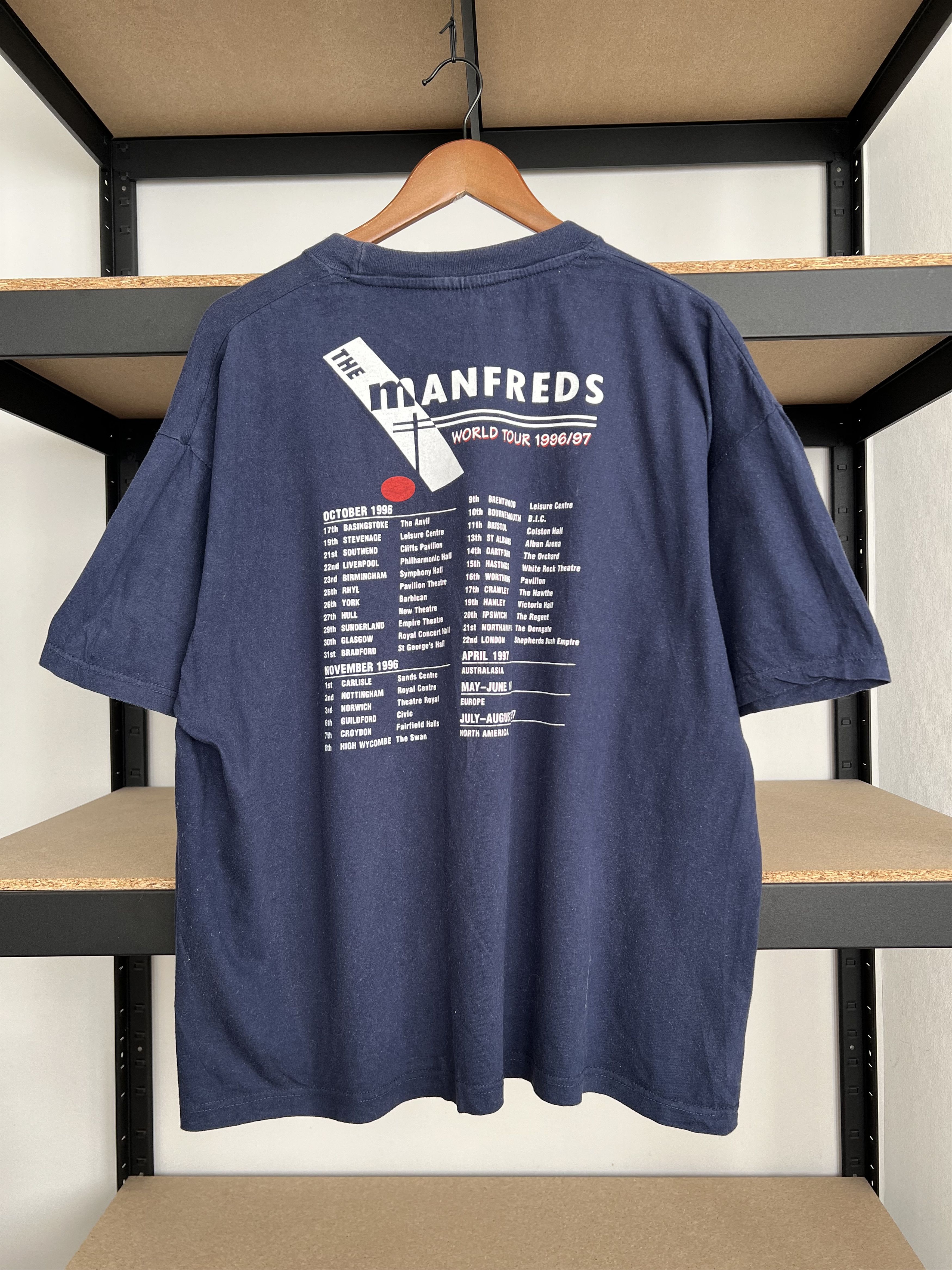 Band Tees Vintage 90s The Manfreds World Tour 1996/1997 Pop Band Tee Size US XL / EU 56 / 4 - 4 Thumbnail