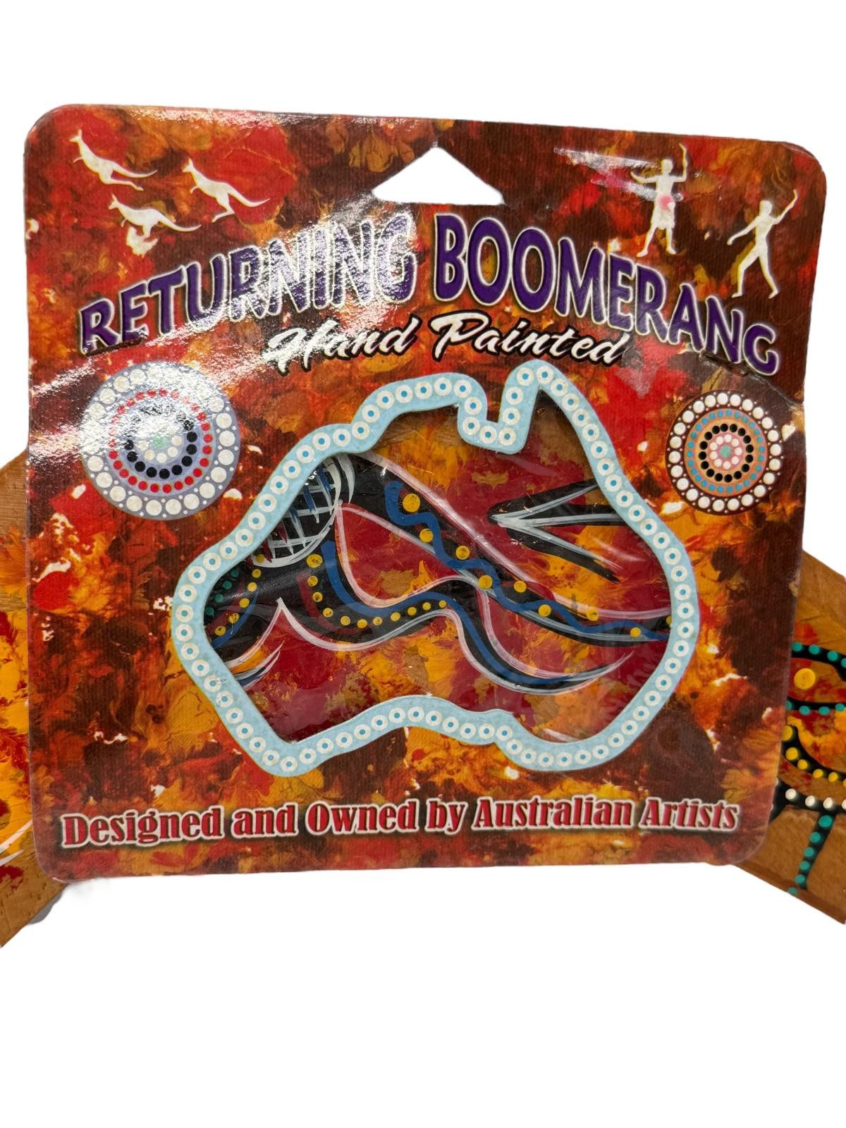 Other Hand Painted Returning Boomerang Designed by World Champion Size ONE SIZE - 6 Thumbnail