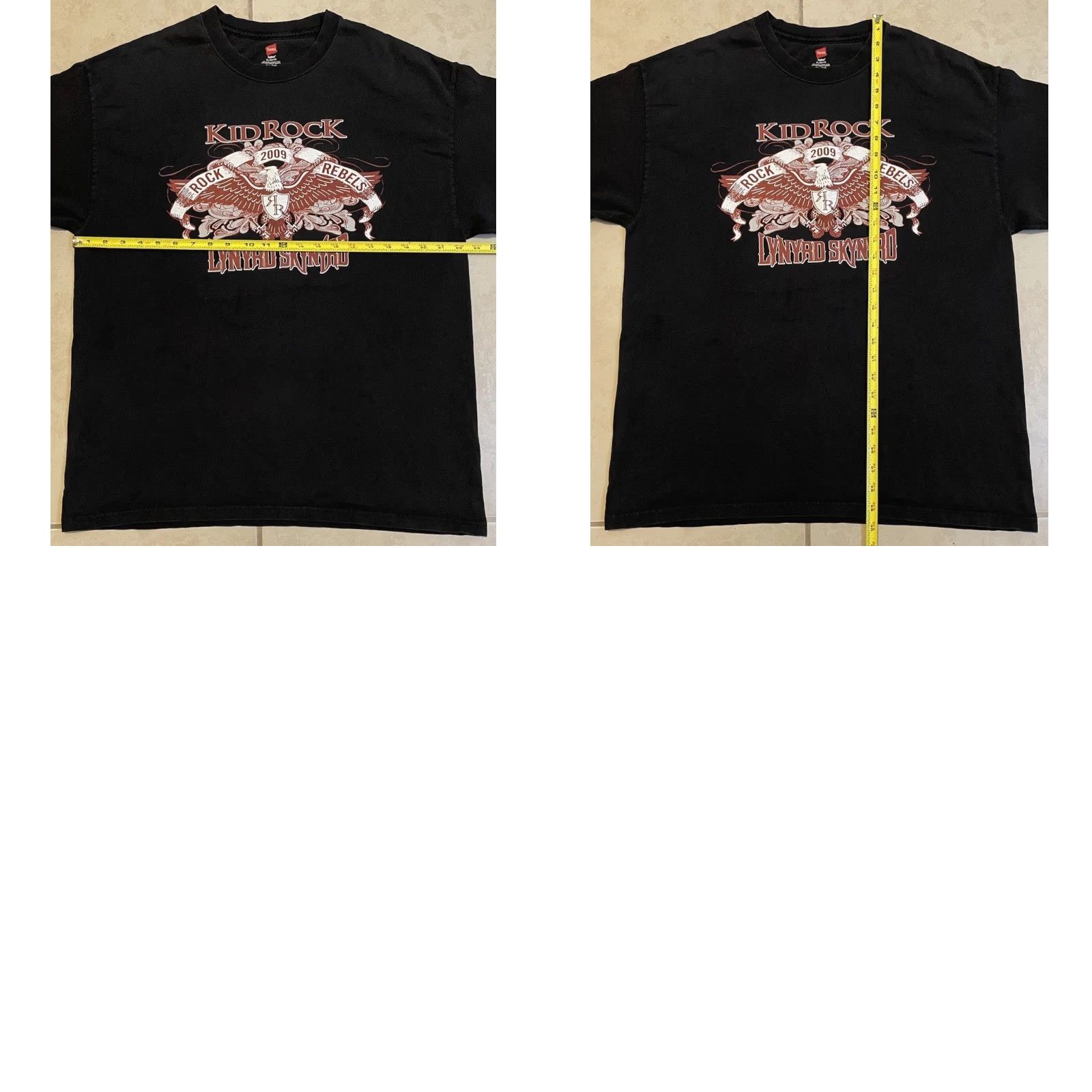 Vintage VINTAGE Allman Brothers T-Shirt XL Black Kid Rock Lynyrd Skynyrd 2009 Tour Shirt Concert Rock Band XX Size US XL / EU 56 / 4 - 9 Thumbnail