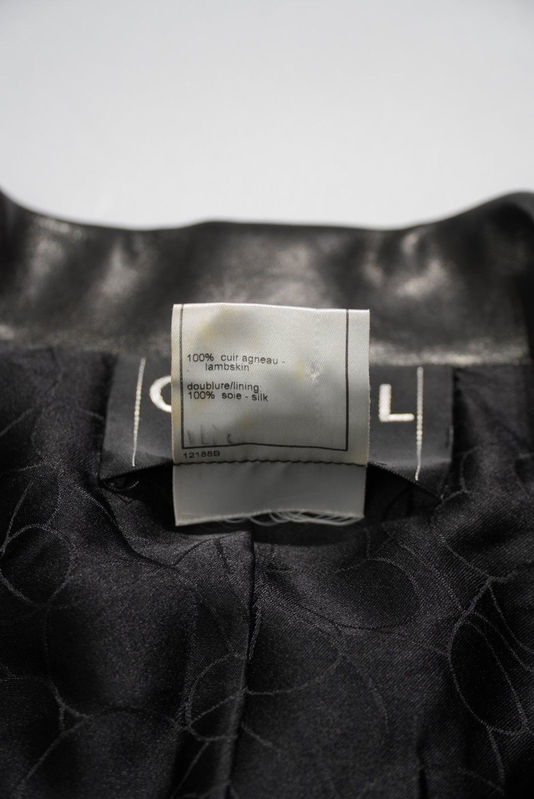 Chanel Chanel Black Leather Jacket Size S / US 4 / IT 40 - 8 Thumbnail