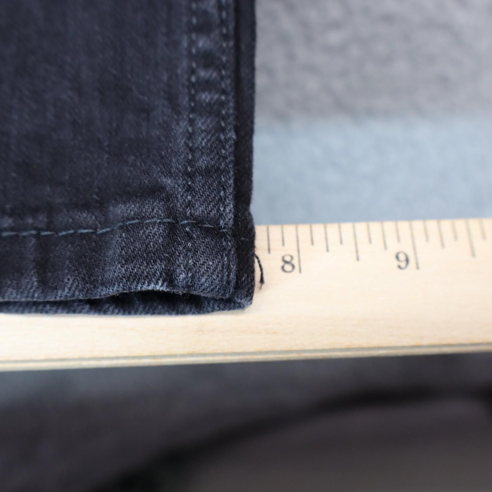 Levi's Levi 505 Jeans Men 34x30 Regular Fit Straight Leg Black Size US 34 / EU 50 - 4 Thumbnail