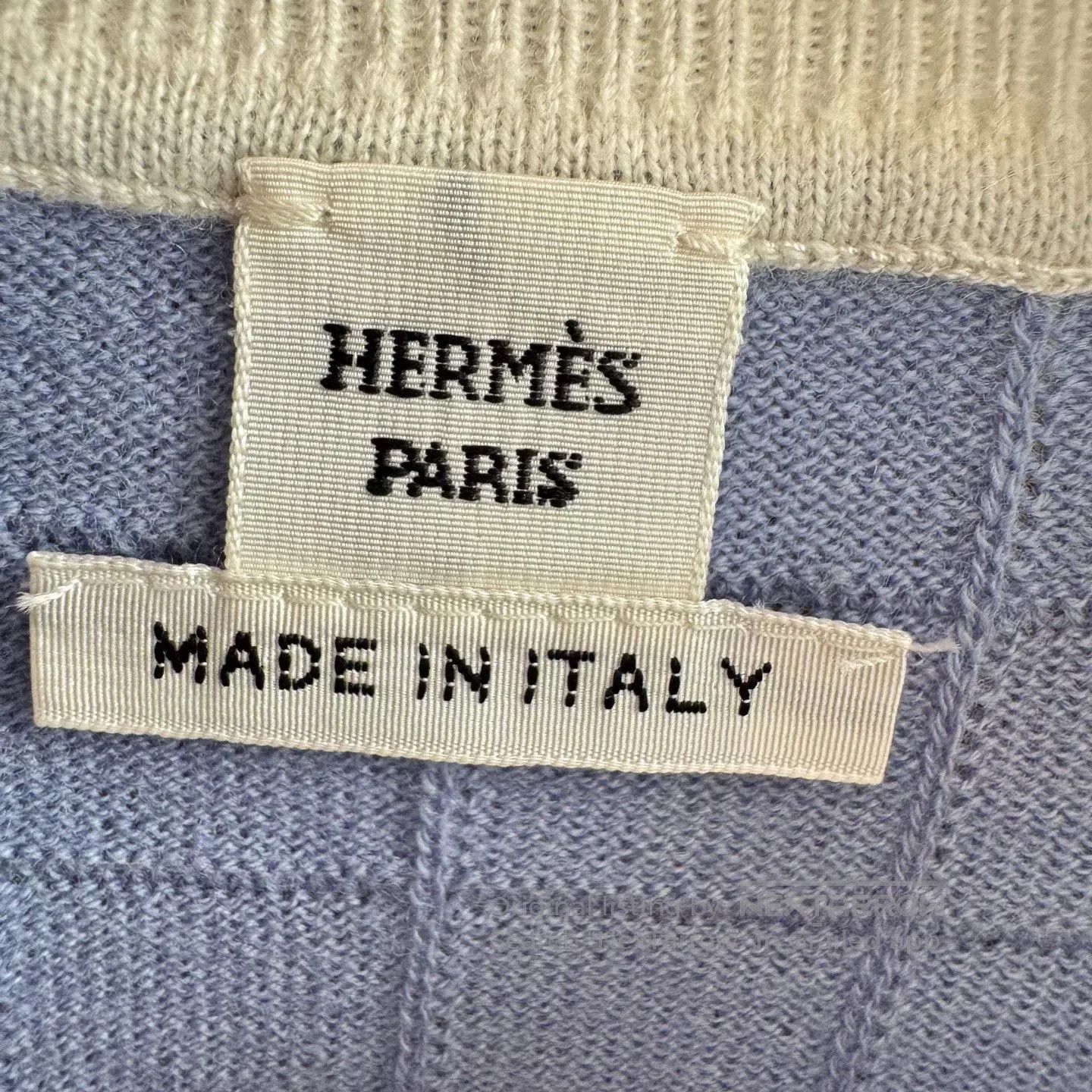 Hermes Hermès Women's Knit Short Sleeve Top. Size US XS / EU 42 / 0 - 8 Thumbnail
