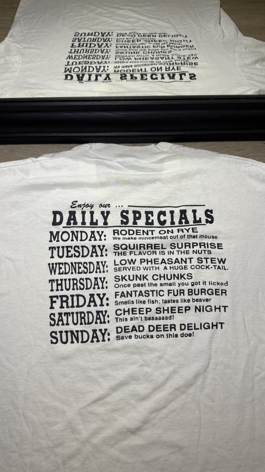 Other Vintage / Y2K Road Kill Cafe Humor Shirt Size US XL / EU 56 / 4 - 2 Thumbnail