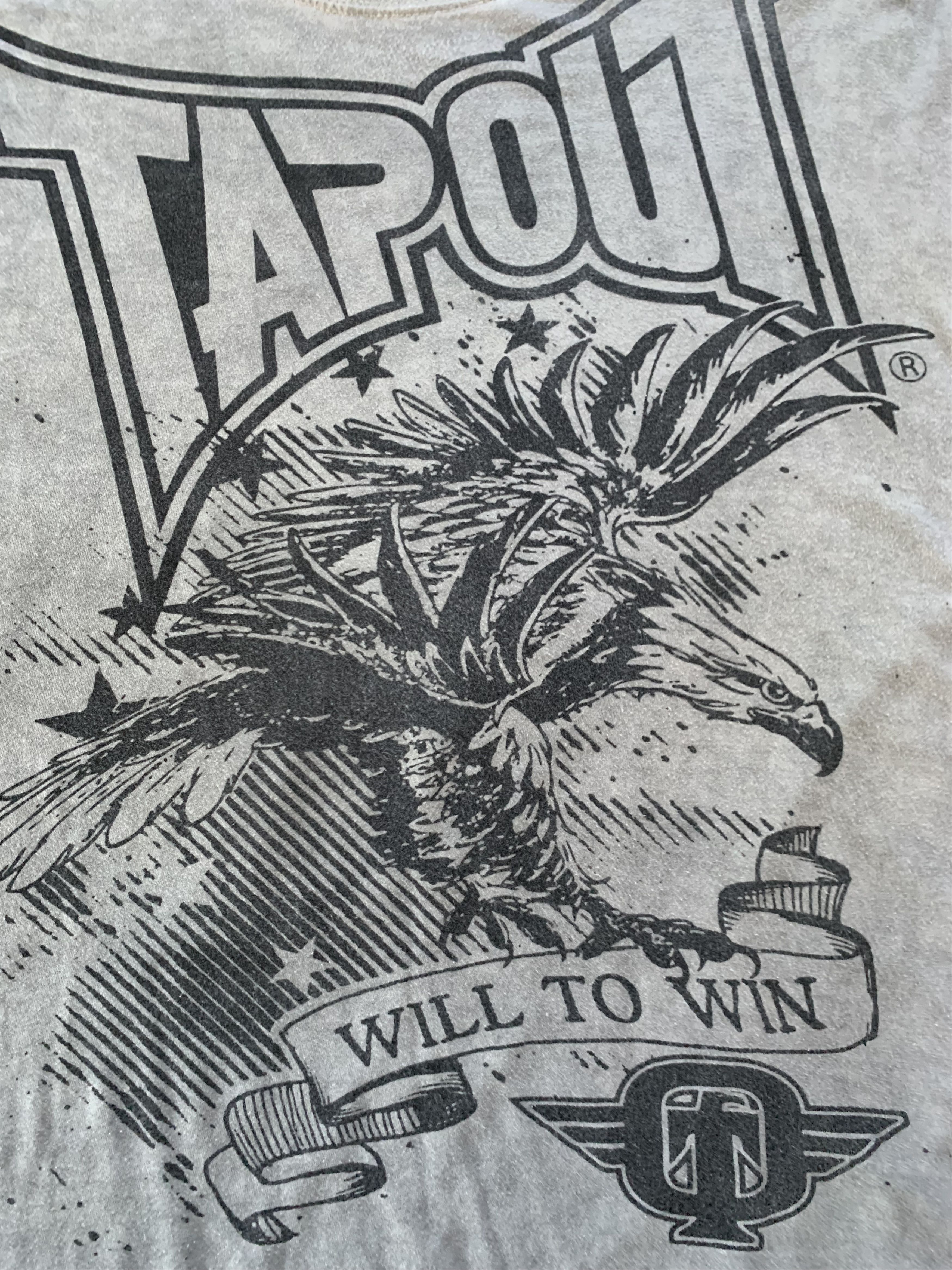 Tapout × Vintage Tapout Tie Dye Grey T Shirt Size US XL / EU 56 / 4 - 5 Thumbnail