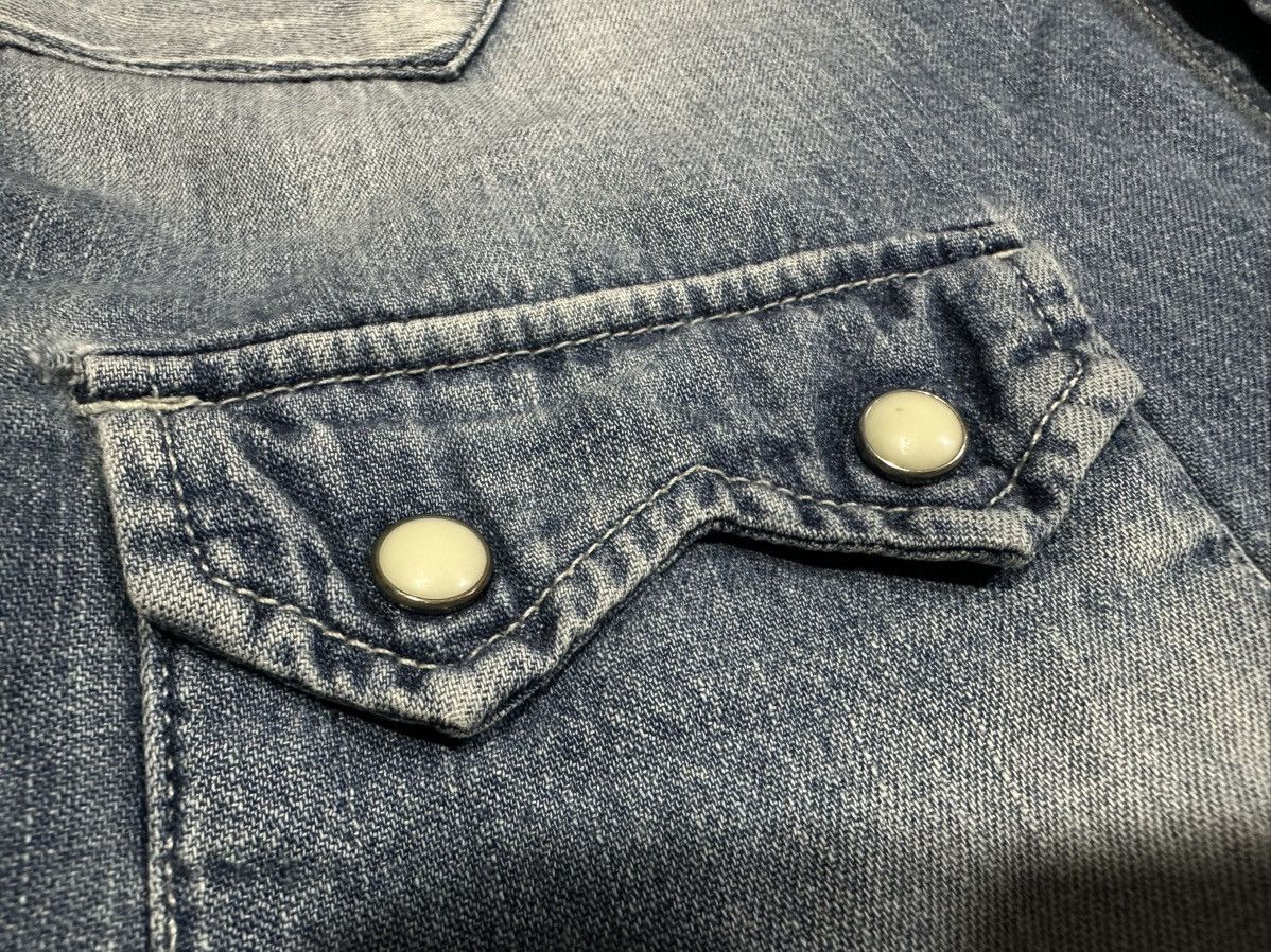 🔥Archived Vanquish x Fragment Design Denim Western Shirt