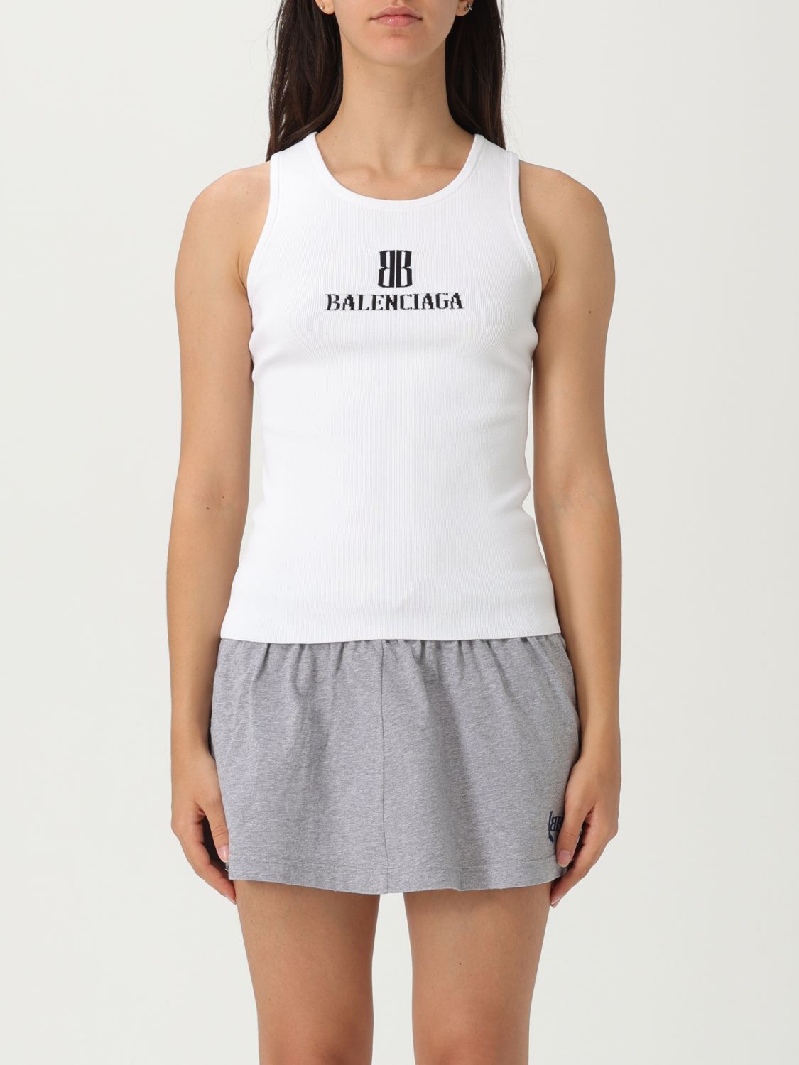 Balenciaga Balenciaga T-Shirt Woman White Size M / US 6-8 / IT 42-44 - 1 Thumbnail