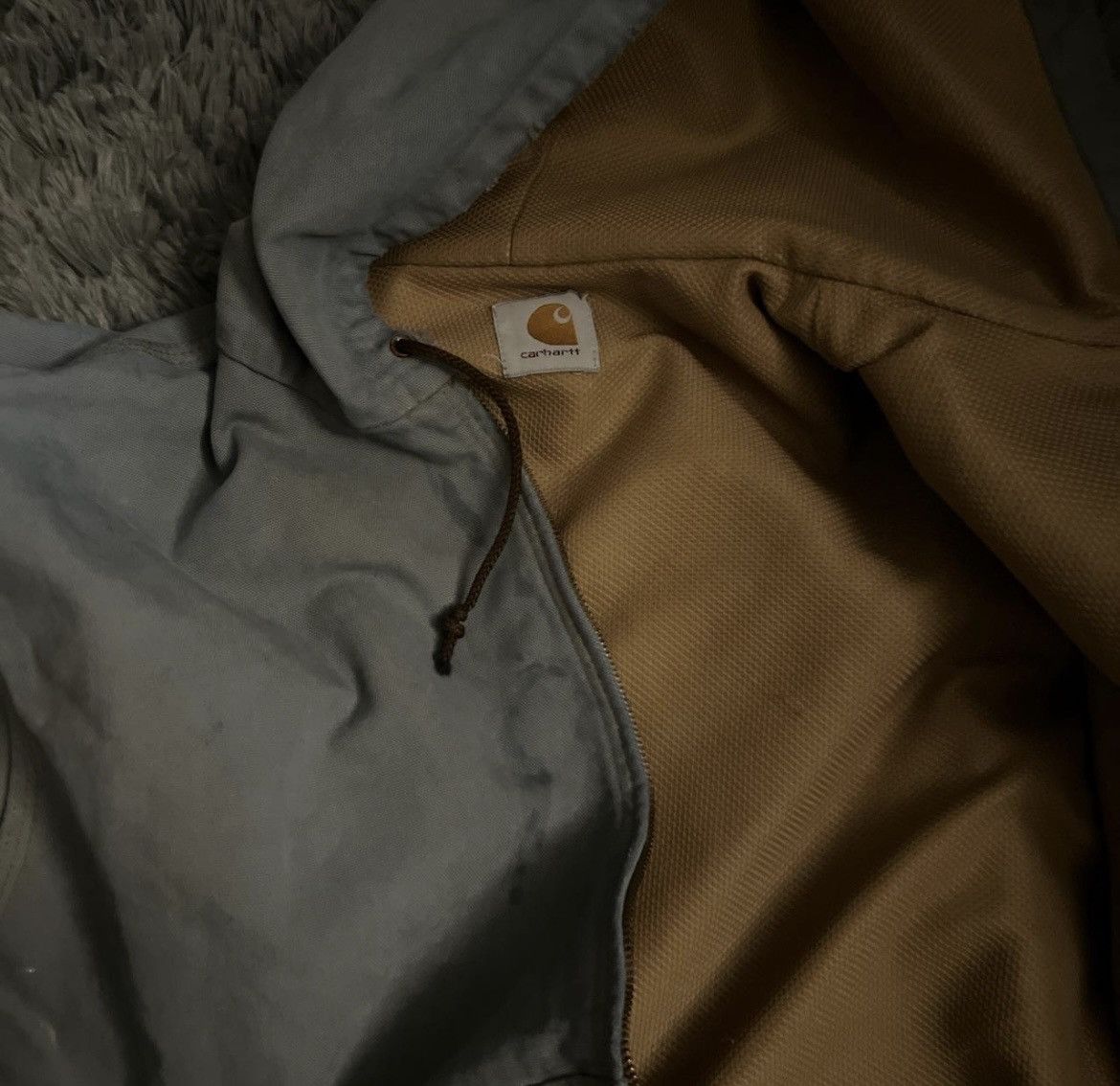 Carhartt × Vintage Faded blue vintage carhartt jacket Size US XL / EU 56 / 4 - 4 Thumbnail
