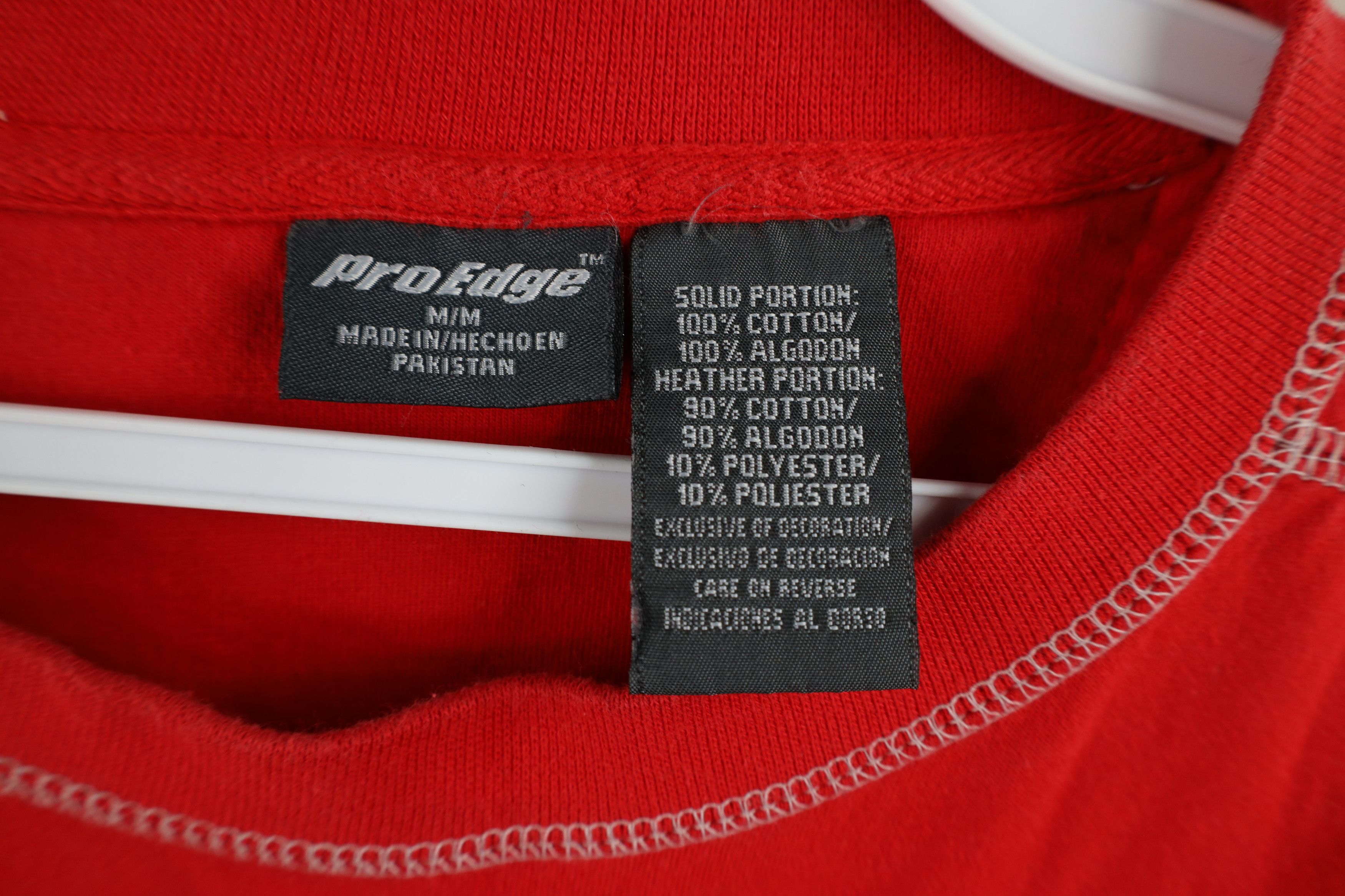 Vintage Vintage 90s Ohio State University Long Sleeve T-Shirt Red Size US M / EU 48-50 / 2 - 9 Thumbnail