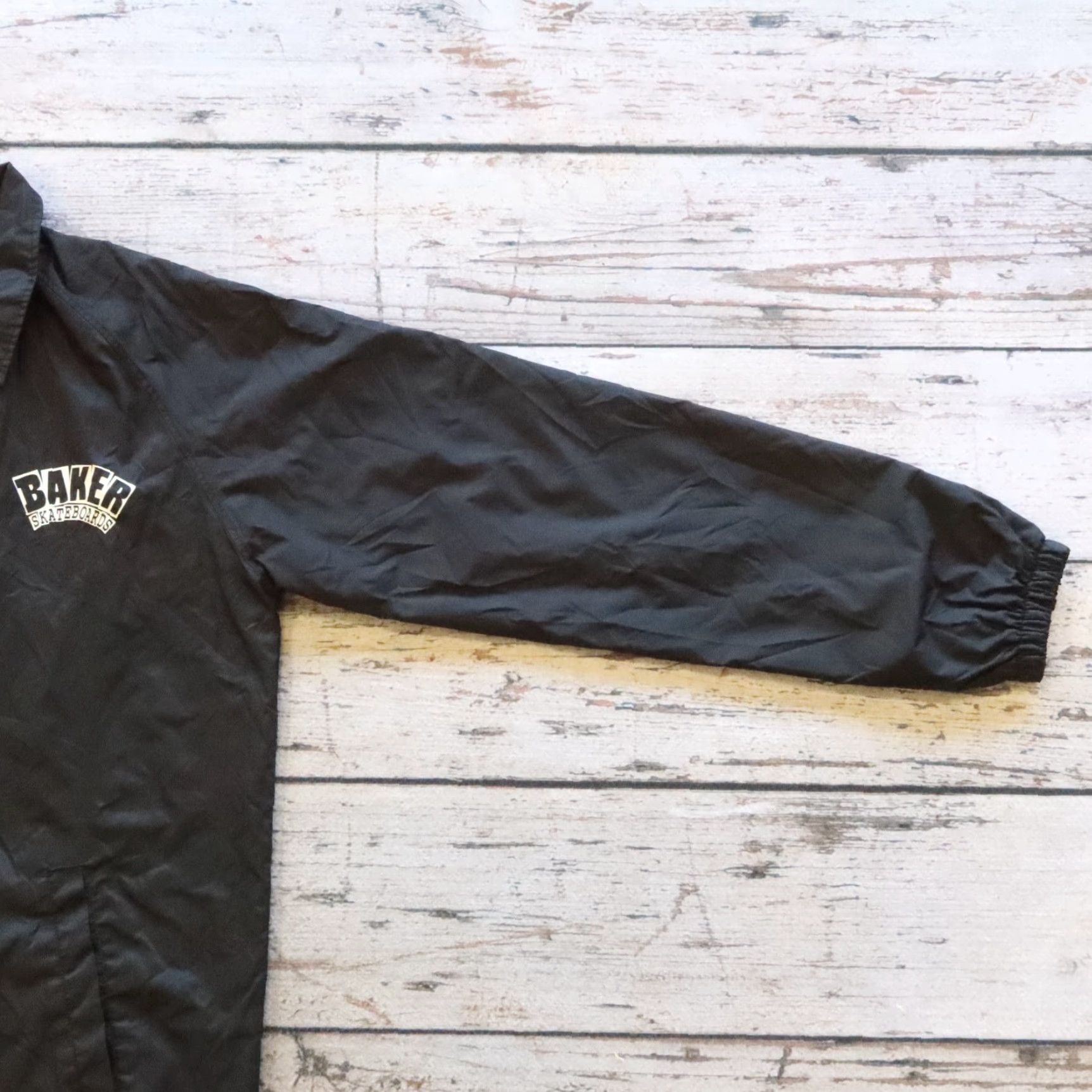 Vintage VINTAGE Baker Skateboards Coach Jacket Men XL Black Windbreaker Jacket Size US XL / EU 56 / 4 - 5 Thumbnail