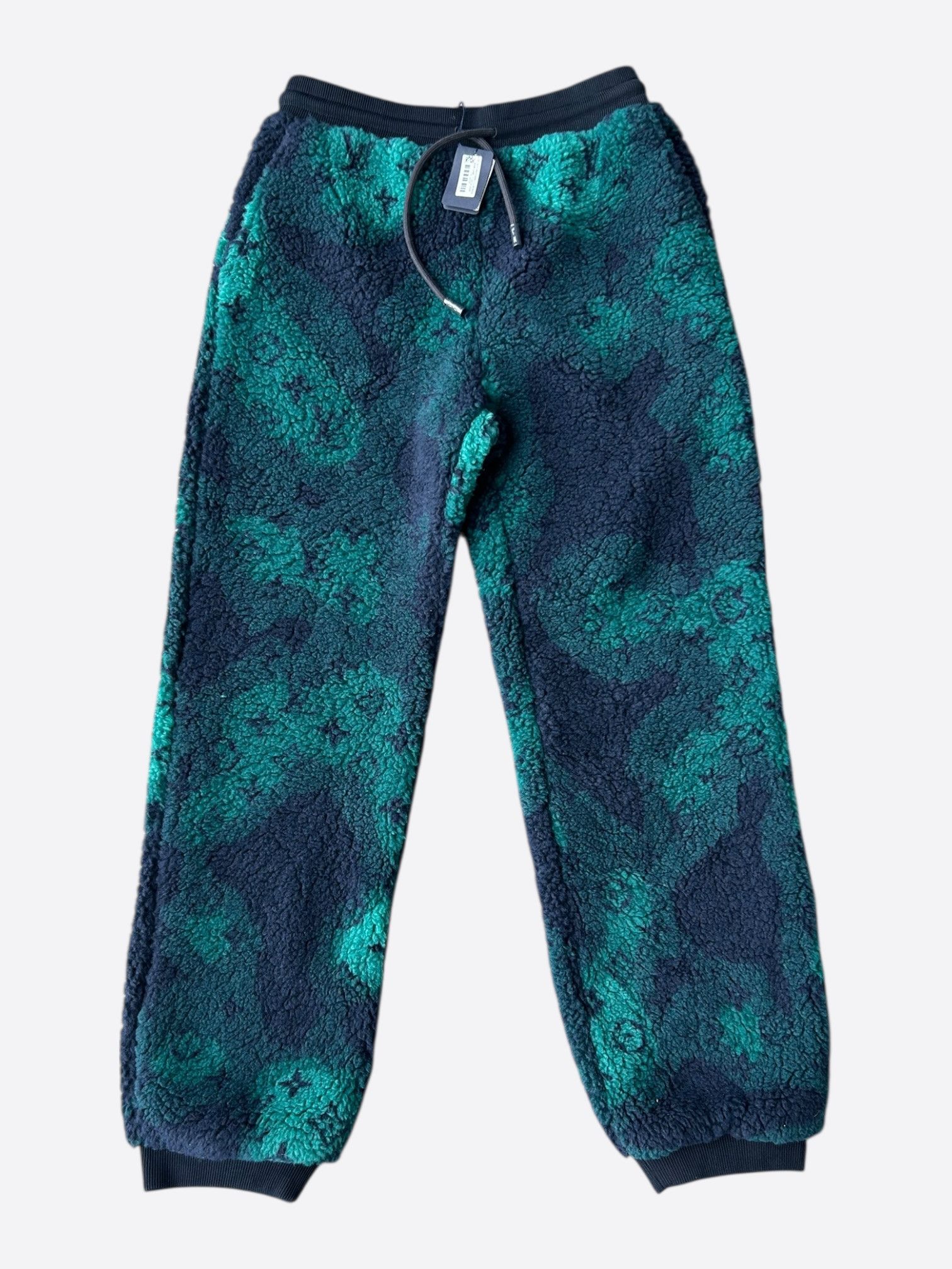 Louis Vuitton Louis Vuitton Green Camouflage Monogram Fleece Sweatpants Size US 34 / EU 50 - 1 Thumbnail