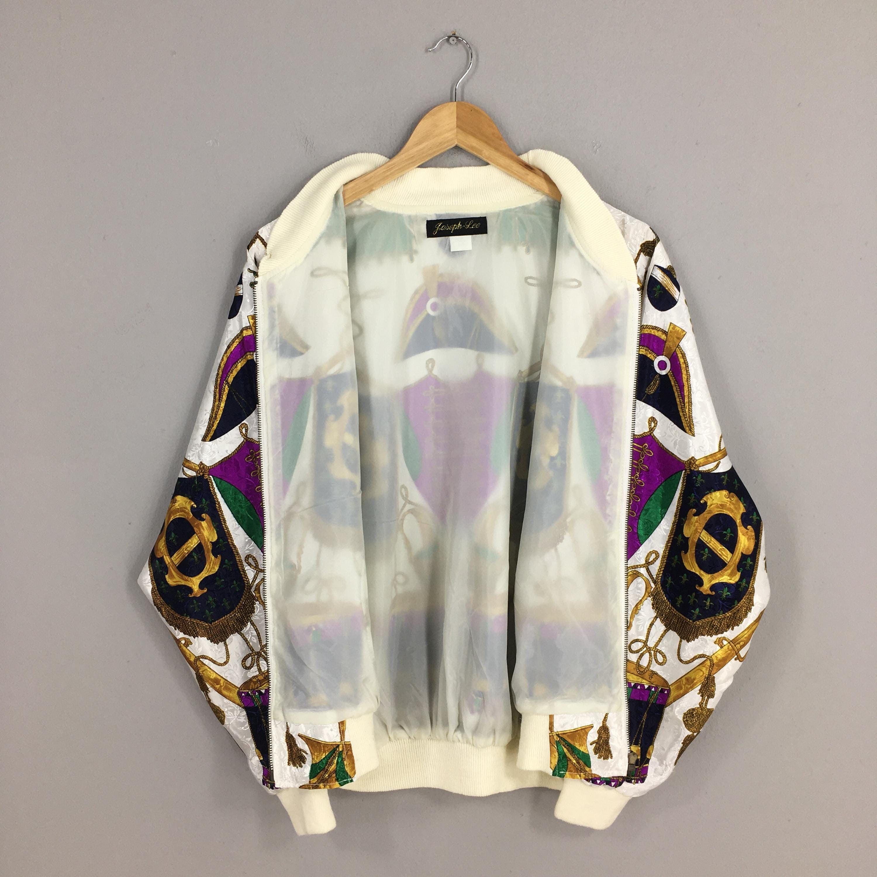 Other Vintage 90's Royalty Baroque Luxury Varsity Jacket XLarge Size US XL / EU 56 / 4 - 5 Thumbnail