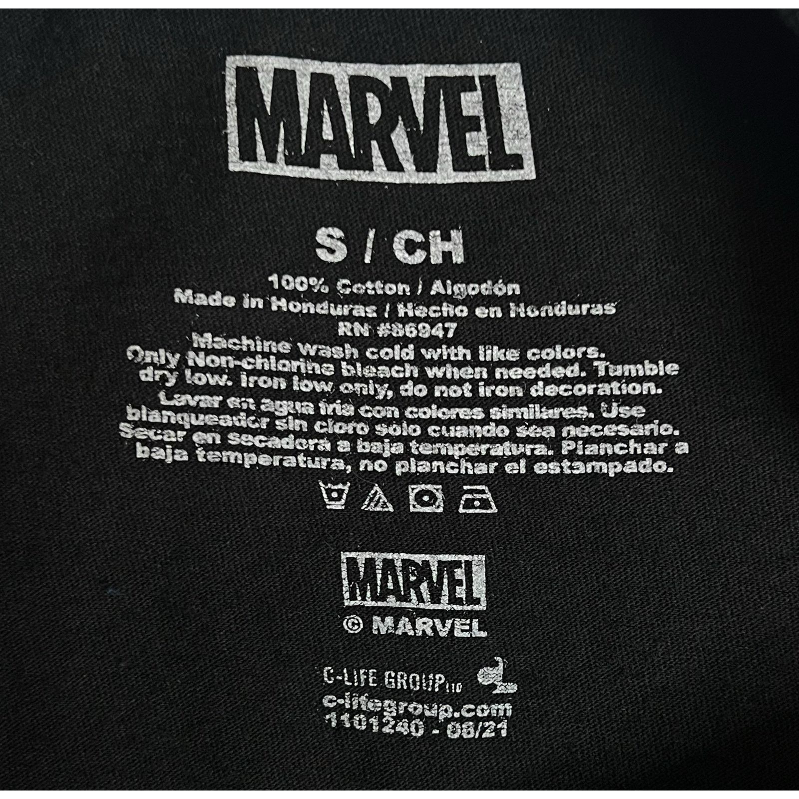 Marvel Comics Marvel Comics Avengers T-Shirt – Black, Size Small– Iron Man Size US S / EU 44-46 / 1 - 3 Thumbnail