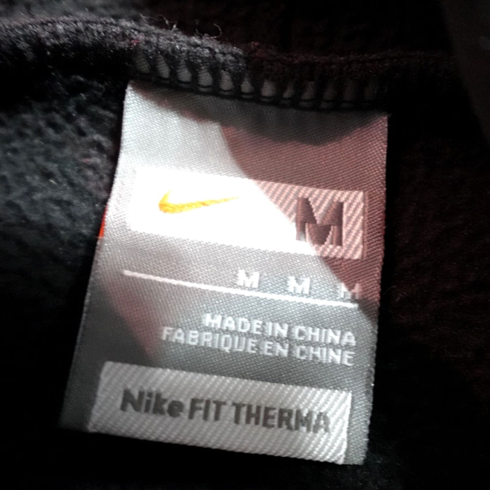 Nike VINTAGE Nike Hoodie Mens M Black Tri-Bolt Logo Pro Revolution Therma Fit Y2K Size US M / EU 48-50 / 2 - 3 Thumbnail