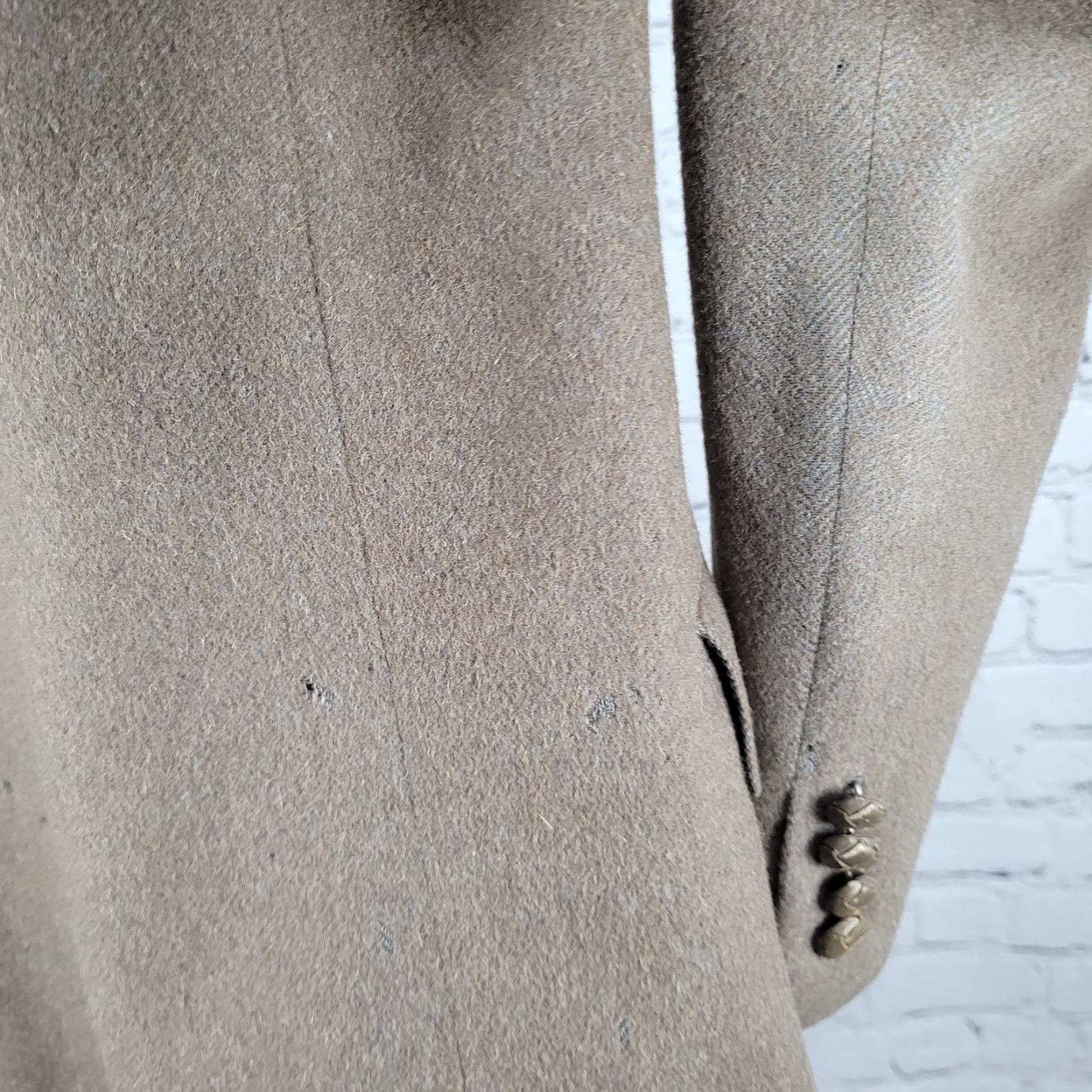 Vintage VTG Limited Edition Clothes Sports Coat Jacket Notch Blazer Brown 2 Button Single-Breasted 42 Mens Size 42R - 5 Thumbnail