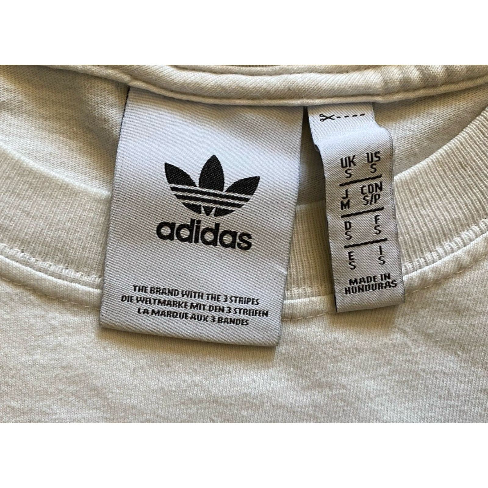 Adidas VINTAGE Adidas The 3 Stripes Graffiti Street Logo Shirt Men’s S White Size US S / EU 44-46 / 1 - 3 Thumbnail