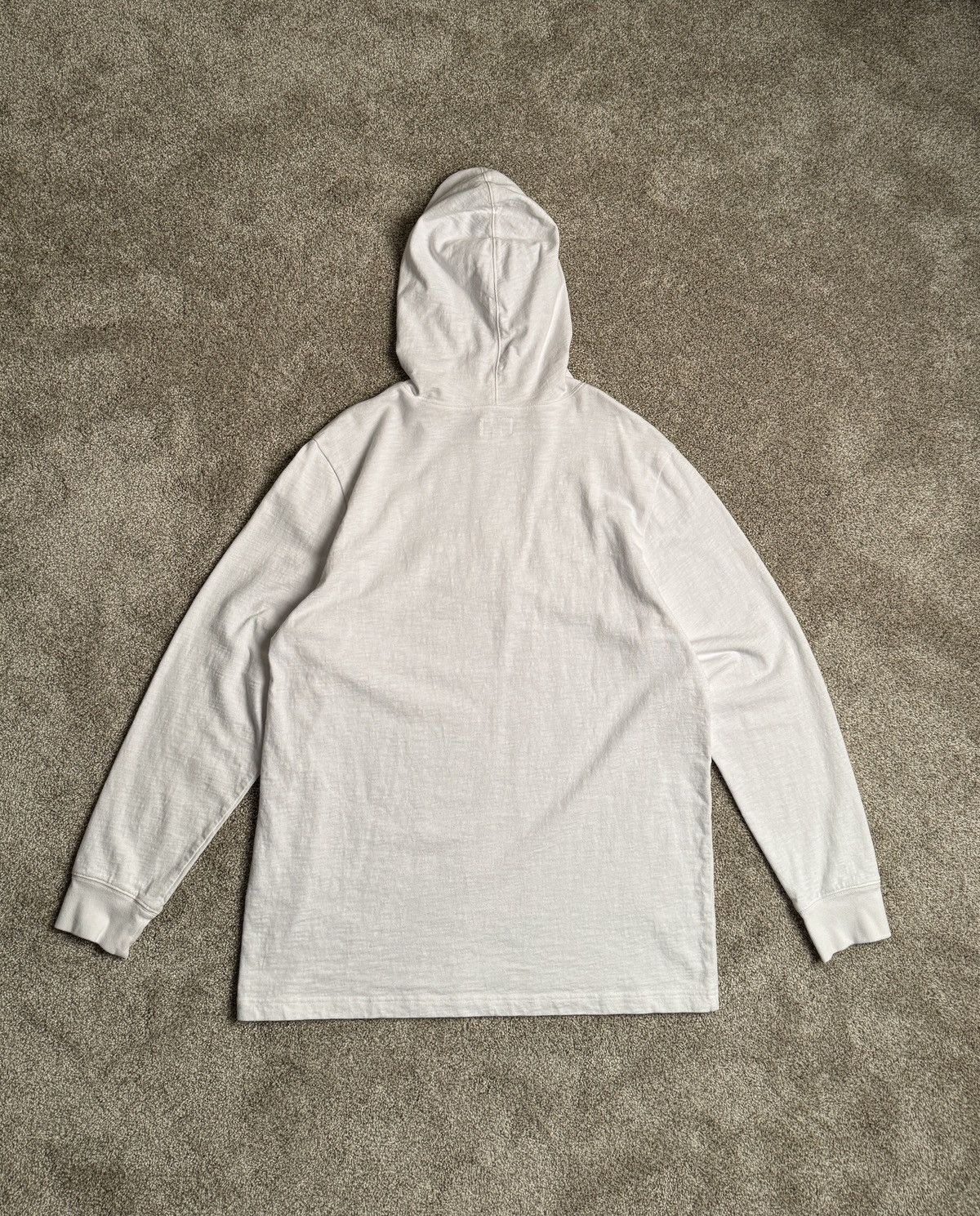 Supreme SUPREME “WARPED” WHITE HOODED LONGSLEEVE Size US XL / EU 56 / 4 - 8 Thumbnail