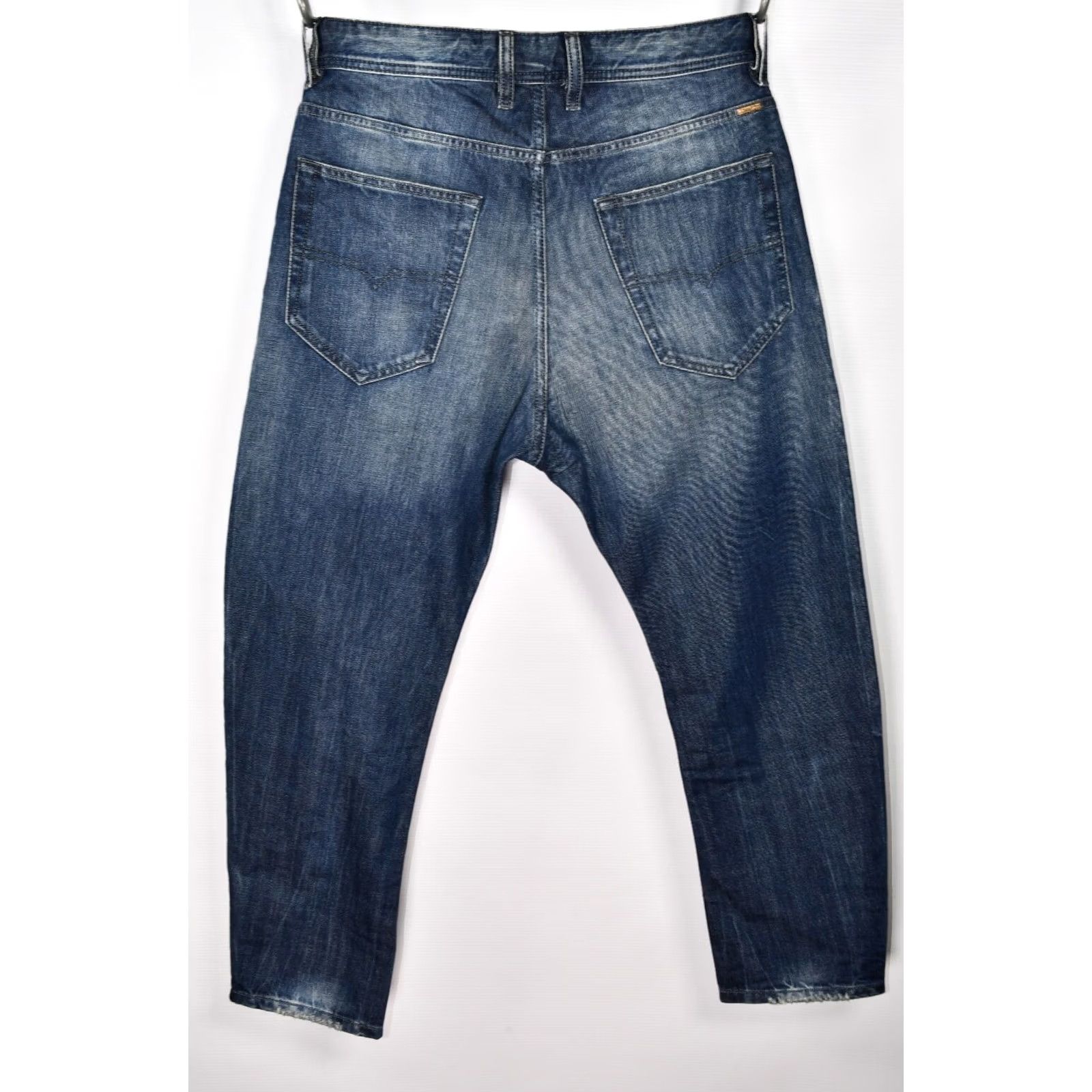 Diesel Diesel Narrot 0814A Regular Carrot Jeans Blue Men's W31 L32 Jeans Regular Mens Jeans Size US 31 - 2 Thumbnail