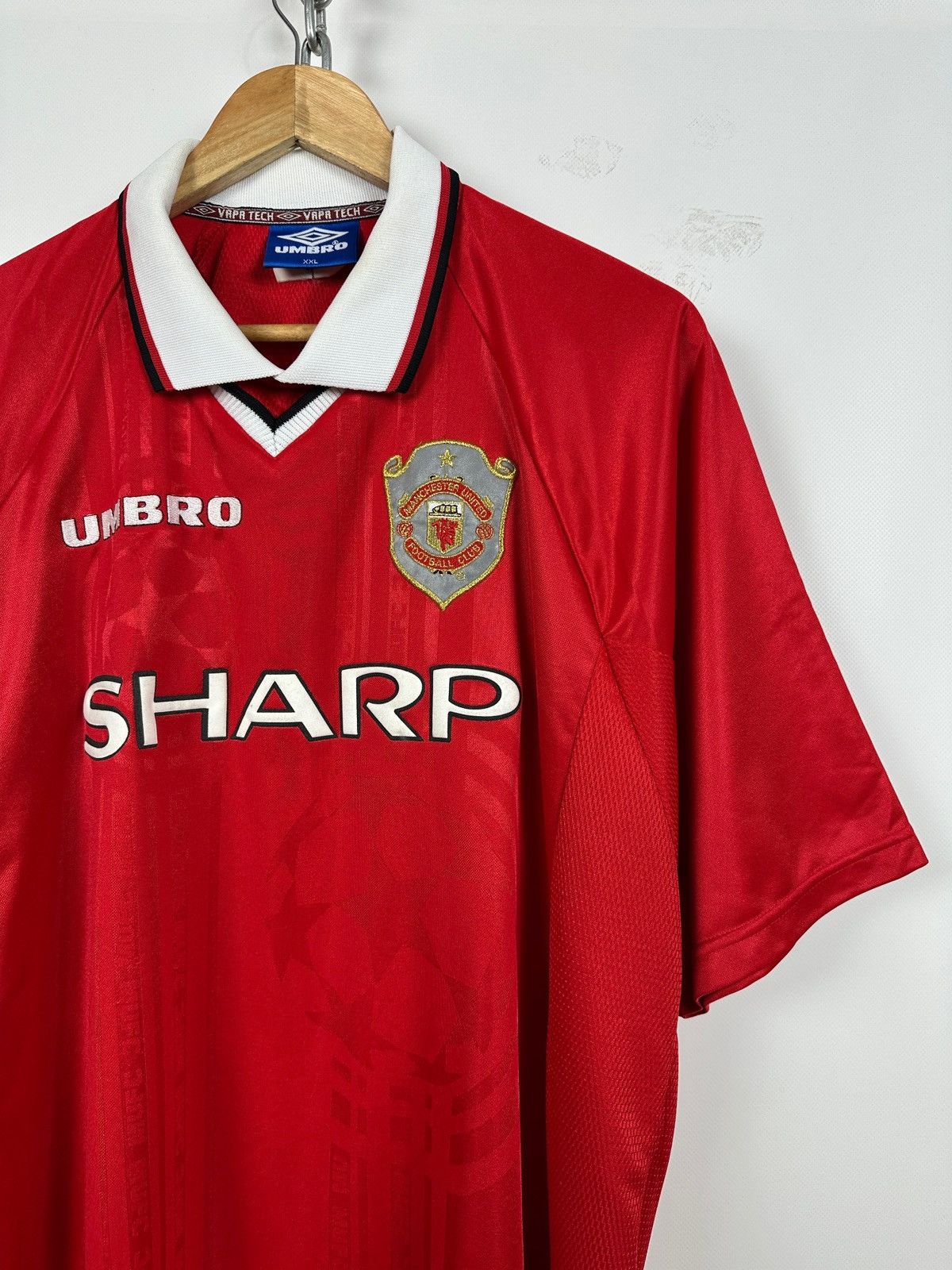 Umbro Vintage 1997-2000 Umbro Manchester United Rare Soccer Jersey Size US XXL / EU 58 / 5 - 4 Thumbnail