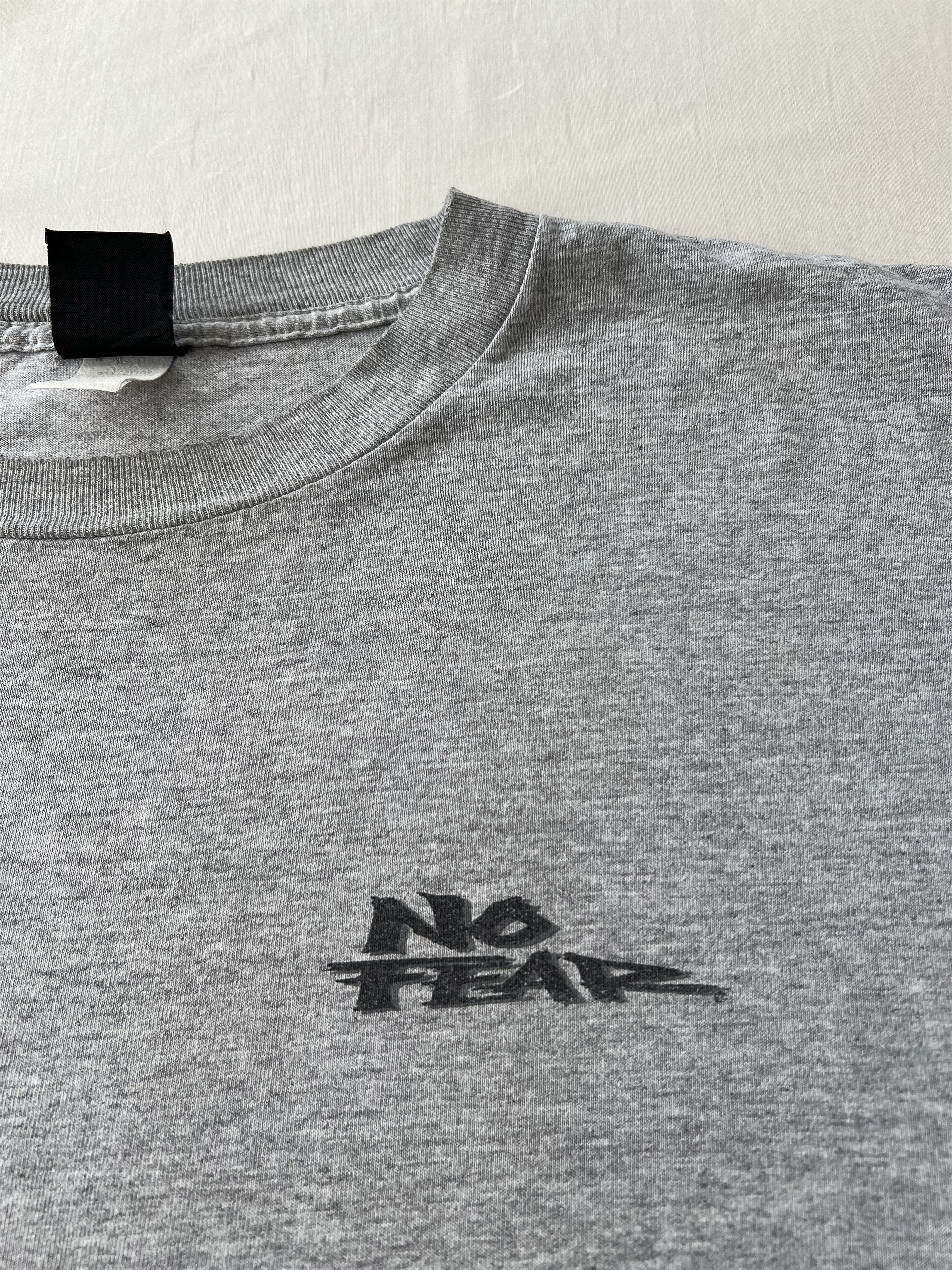 No Fear Vintage 90s No Fear Know Your Limits Then Breake'em T-shirt Size US XL / EU 56 / 4 - 4 Thumbnail