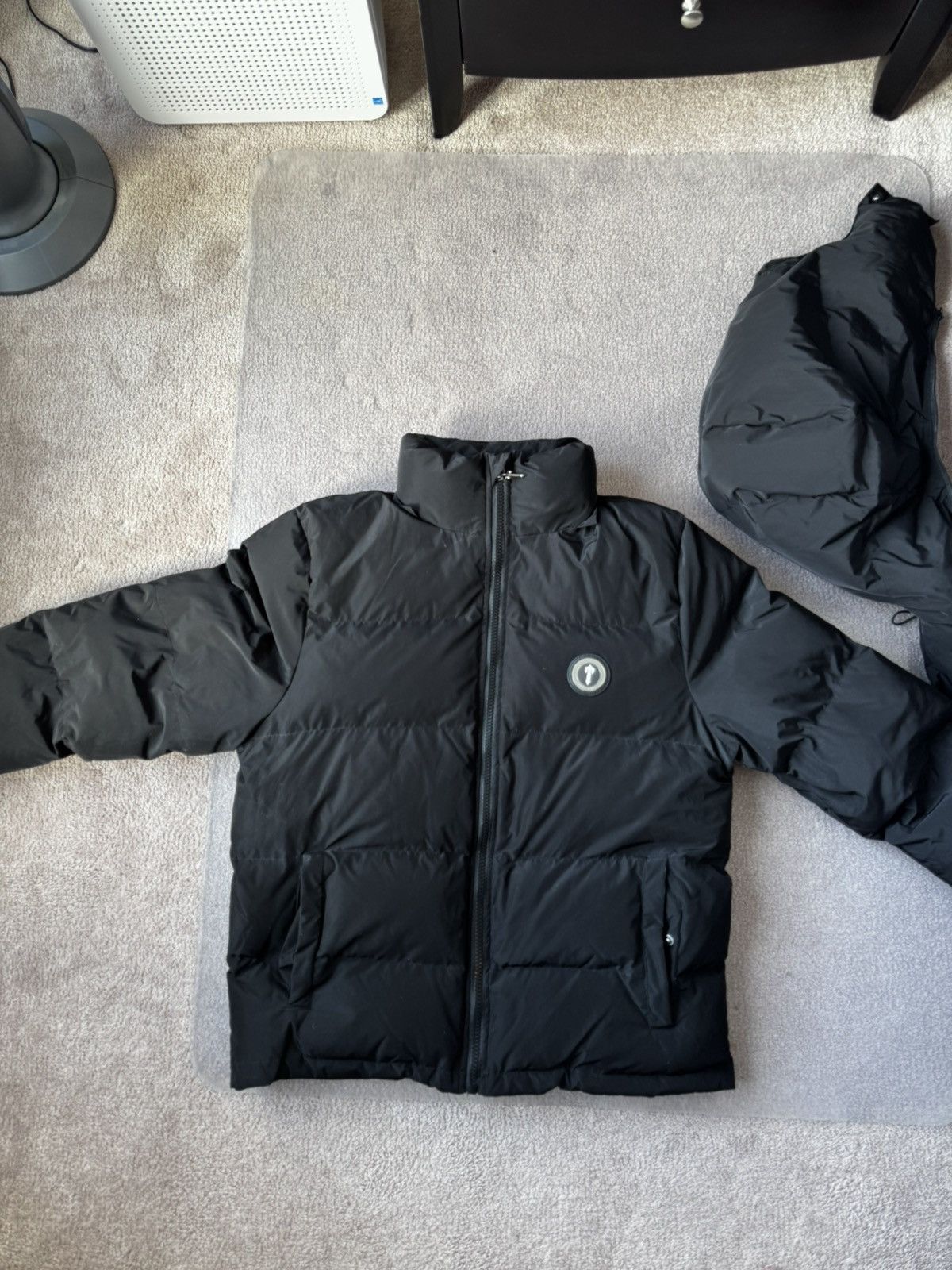 Trapstar Irongate Black Puffer Jacket