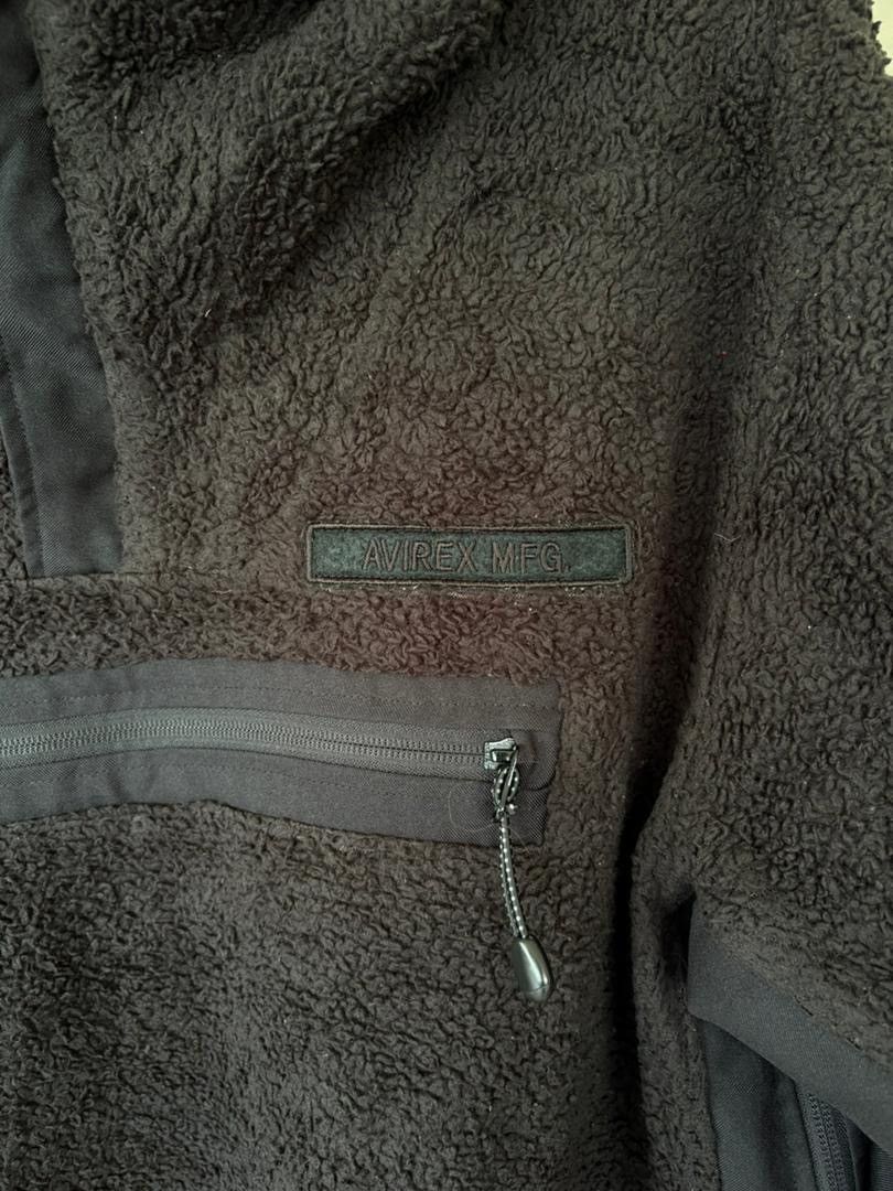 Avirex Vtg Avirex Anorak Sherpa Jacket With Hoodies Design Size US XL / EU 56 / 4 - 10 Thumbnail