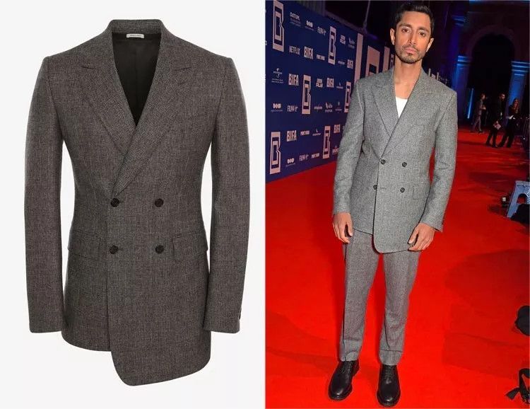 Alexander McQueen 2021 MCQUEEN Mens Asymmetrical Glen Plaid Blazer Jacket Size 46R - 14 Thumbnail