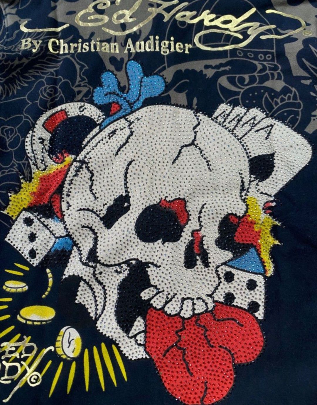 Christian Audigier Edhardy Zip Hoodie Full Print Size S / US 4 / IT 40 - 5 Thumbnail