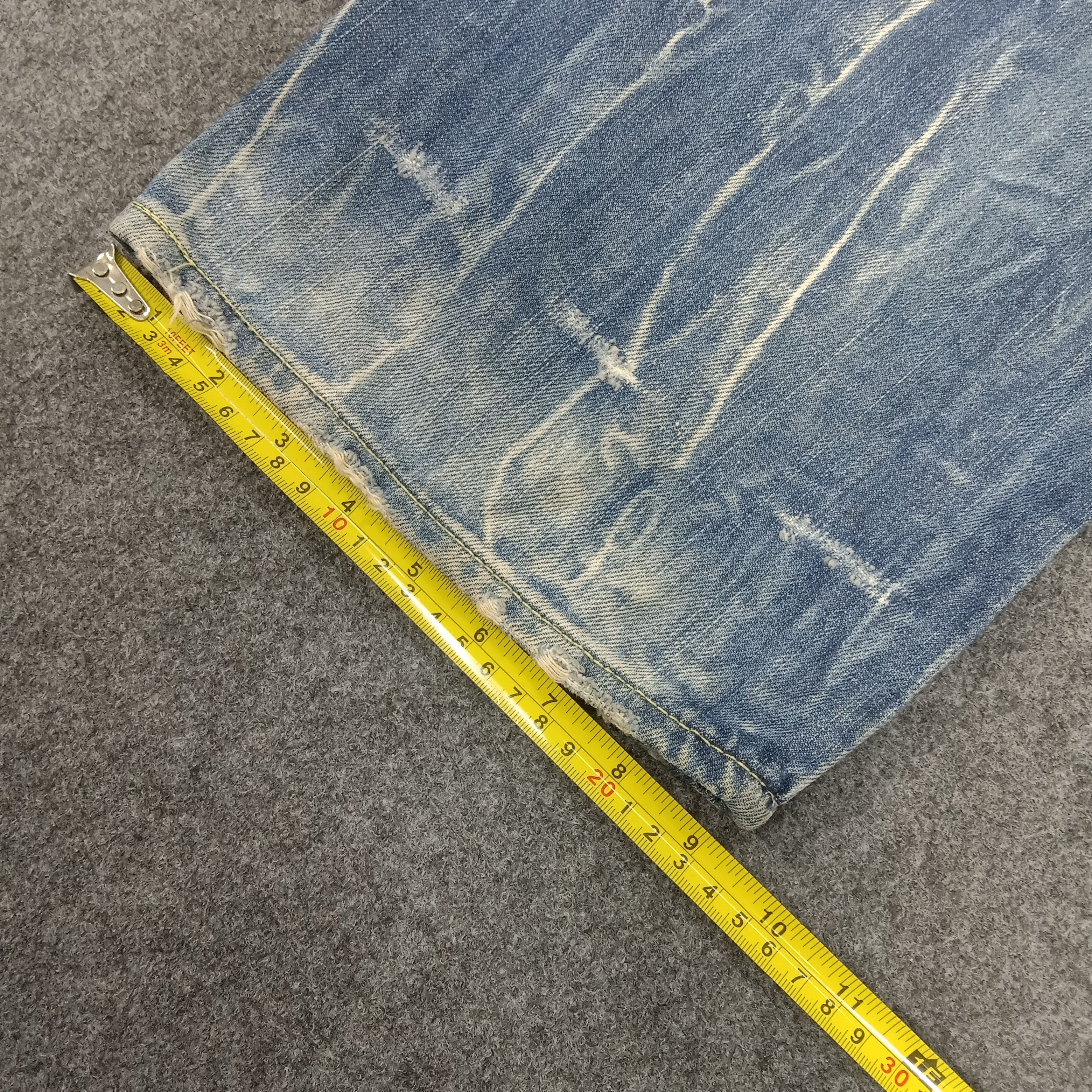 If Six Was Nine × Prps × Vintage Prps American Punk Style Ripped Denim Jeans Size US 32 / EU 48 - 13 Thumbnail