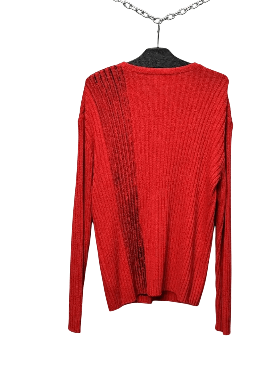 Japanese Brand Vintage Y2K Distressed Striped Sweater Faded knit Y2K Effect Size US M / EU 48-50 / 2 - 5 Thumbnail