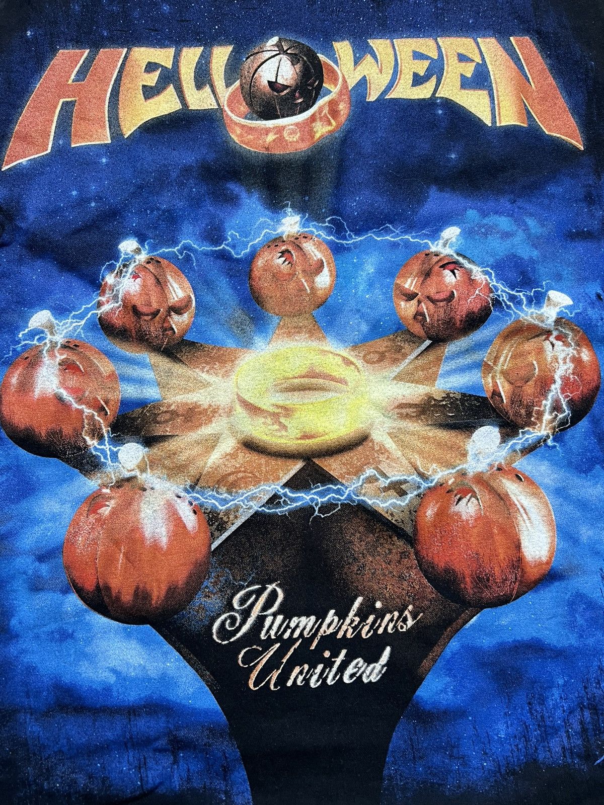 Band Tees 🎃Vintage Halloween Pumpkins United World Tour 2017 Y2K Tee Size US S / EU 44-46 / 1 - 4 Thumbnail