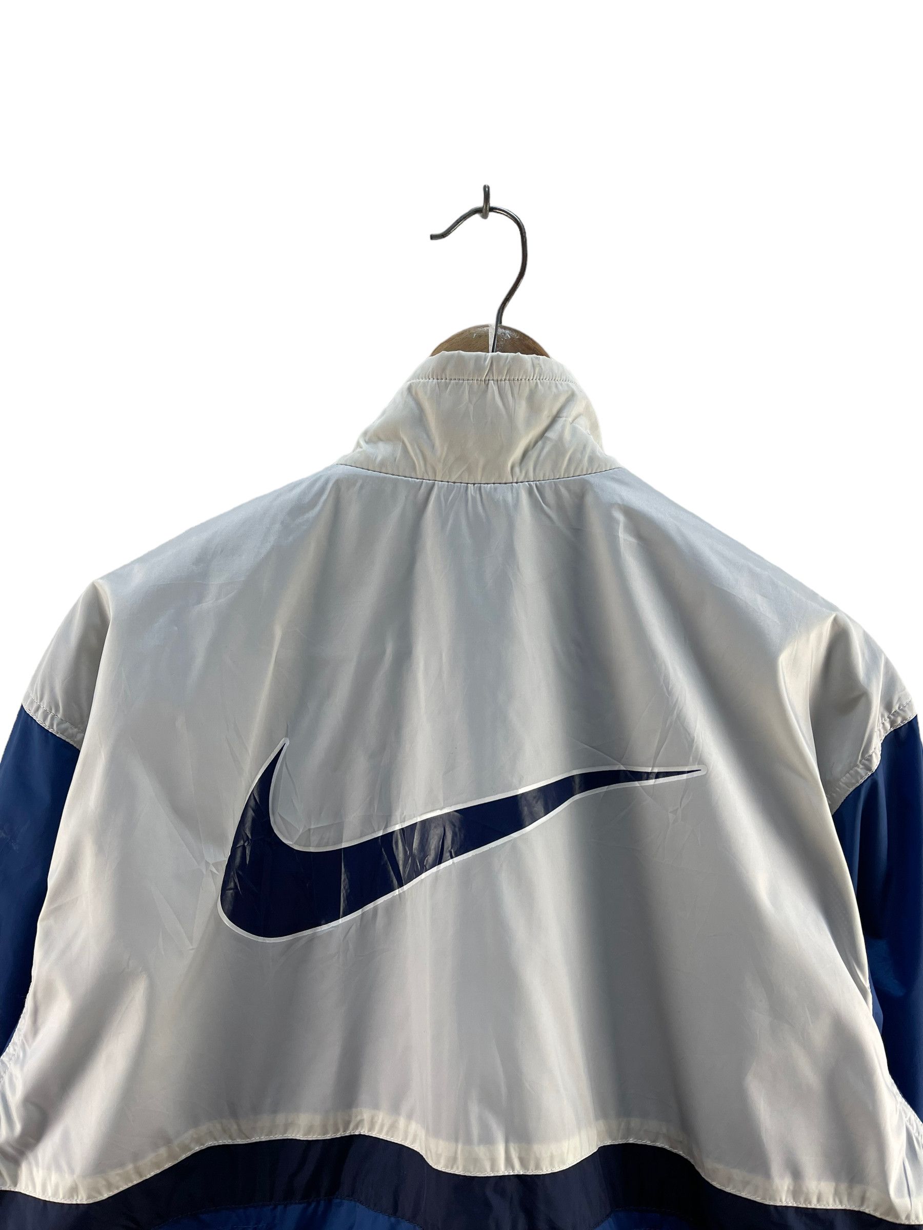 Nike Vintage Nike Swoosh Windbreaker Jacket Size S / US 4 / IT 40 - 9 Thumbnail